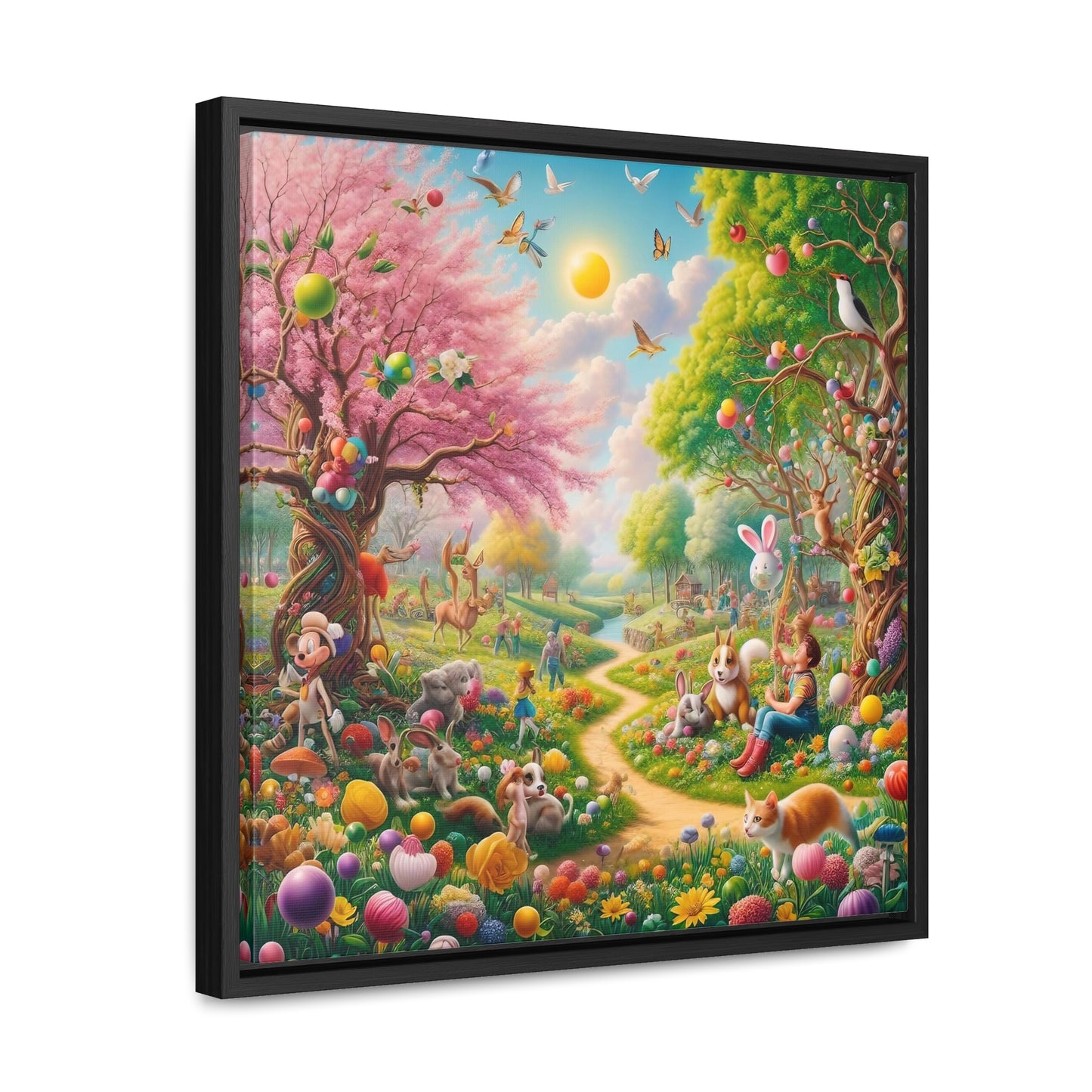 Framed Gallery Canvas Wrap - Spring 126