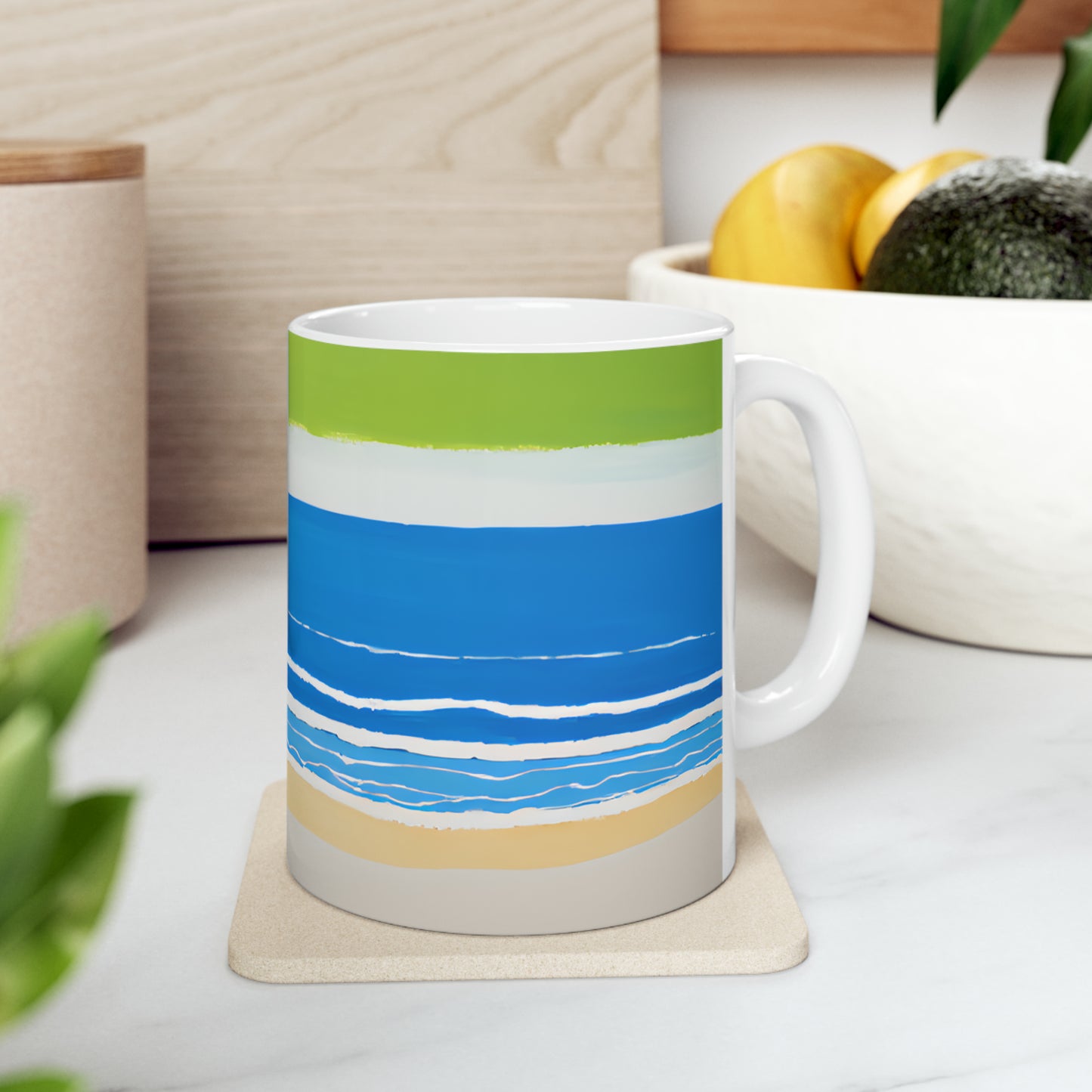 Ceramic Mug 11oz - Beach 10002