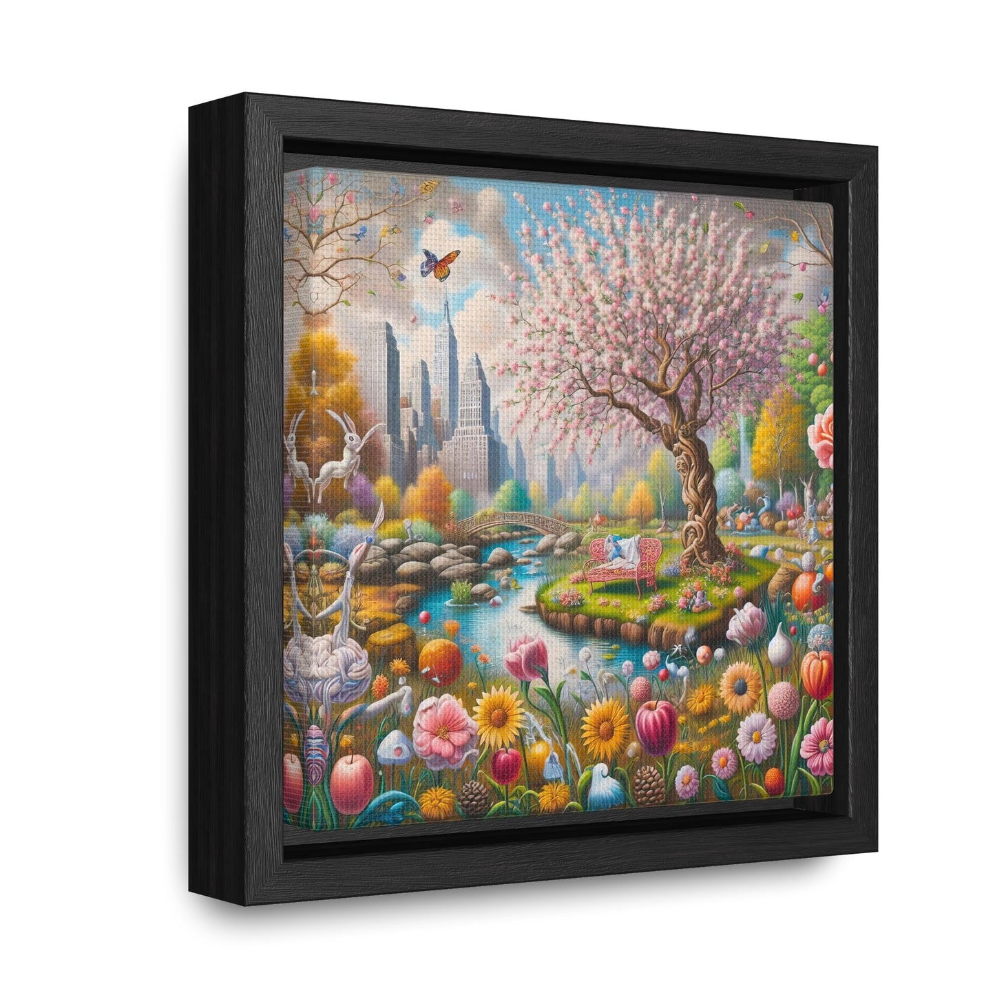 Framed Gallery Canvas Wrap - Spring 135