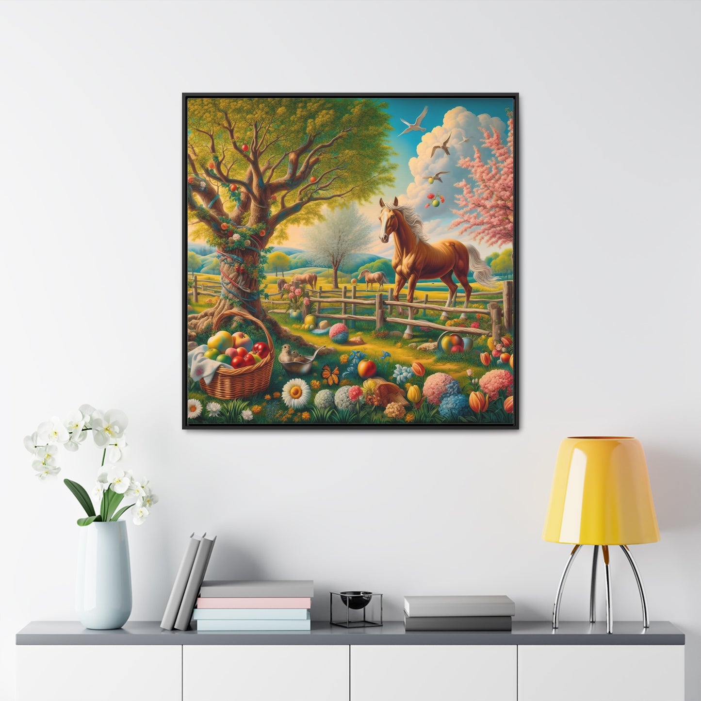 Framed Gallery Canvas Wrap - Spring 50