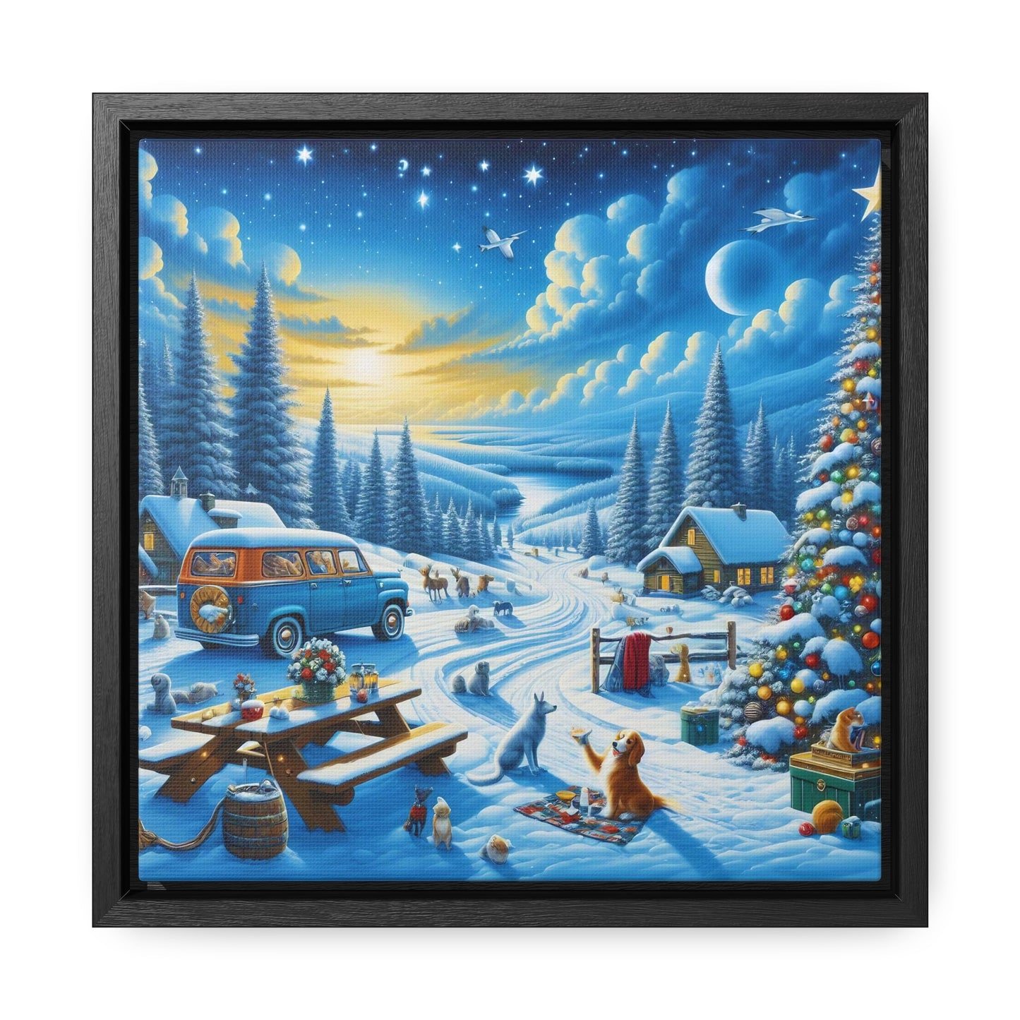 Framed Gallery Canvas Wrap - Winter 110