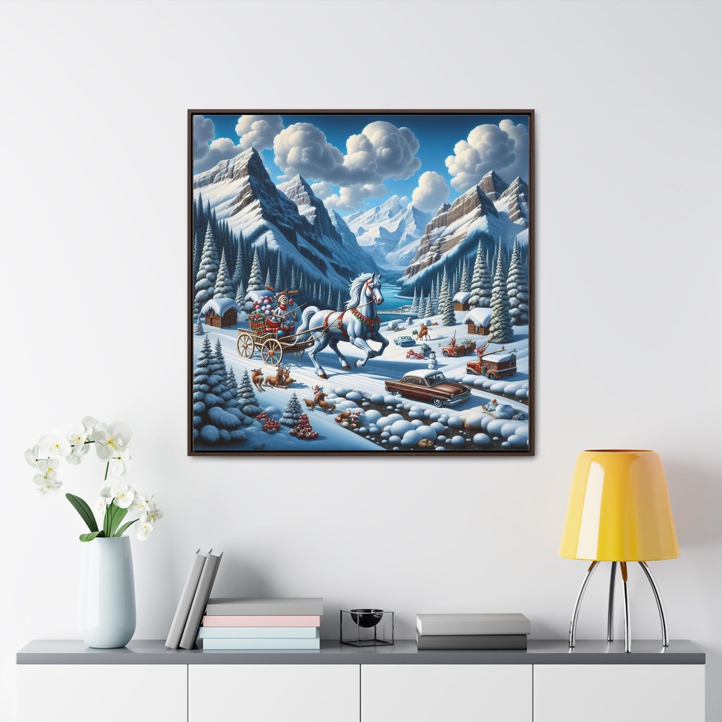 Framed Gallery Canvas Wrap - Winter 107