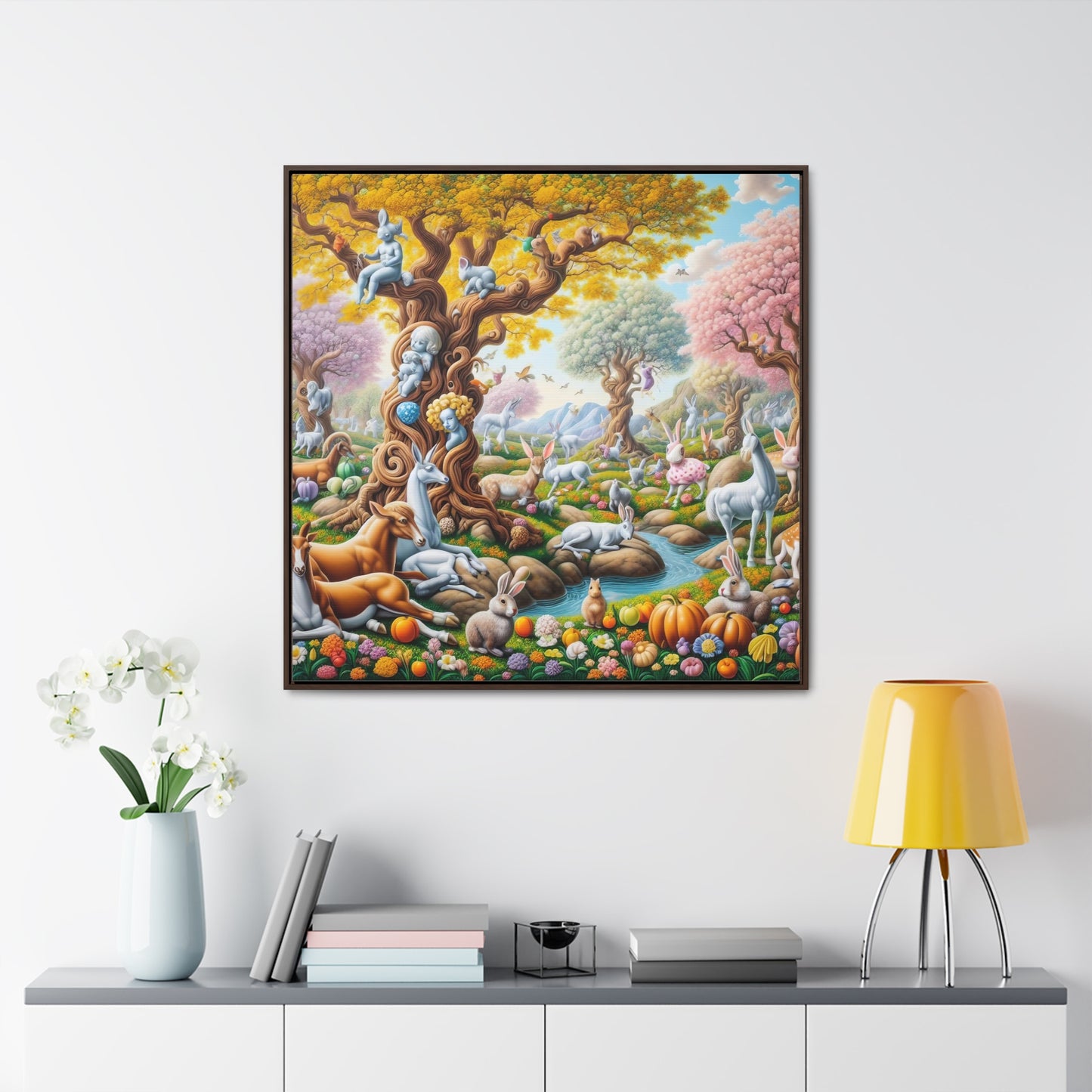 Framed Gallery Canvas Wrap - Spring 133