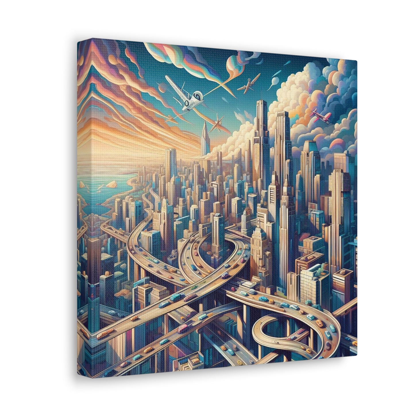 Canvas Gallery Wrap - City 10