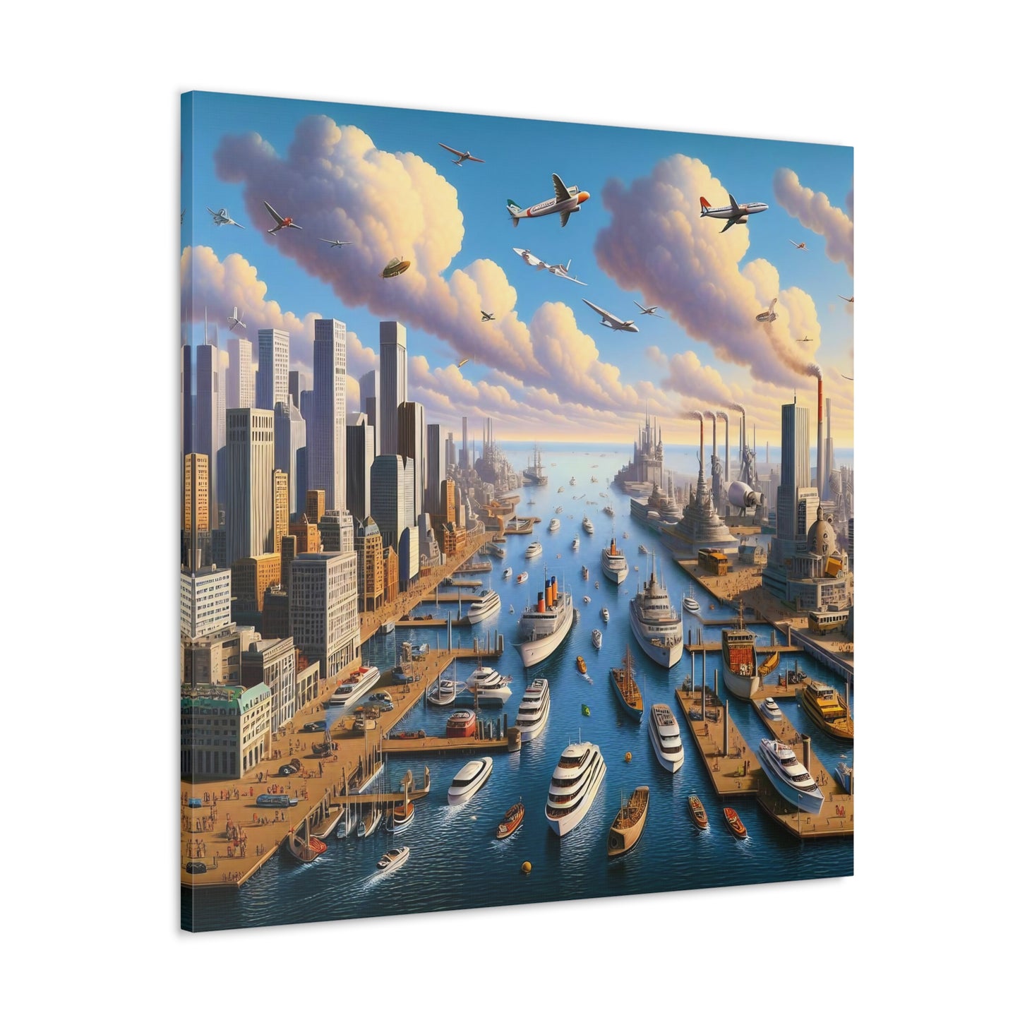 Canvas Gallery Wrap - Harbor 4