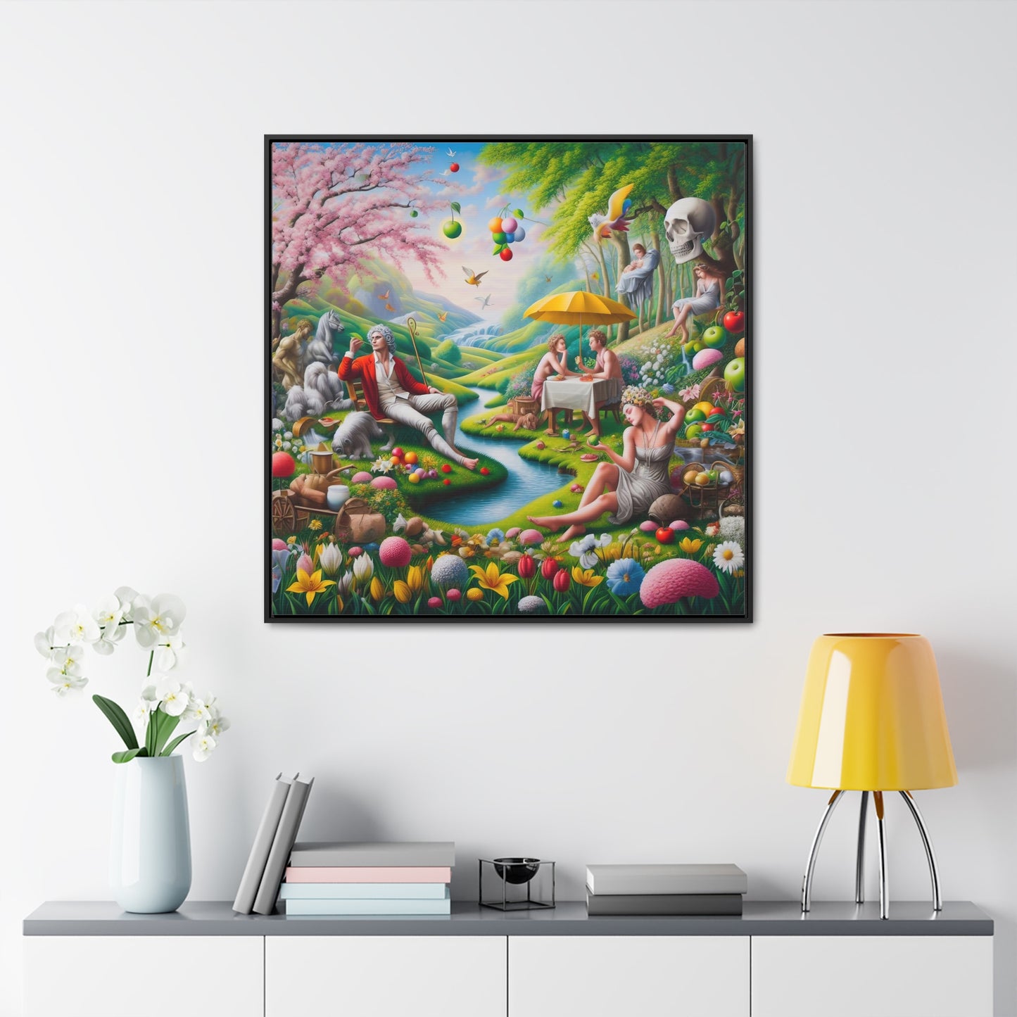 Framed Gallery Canvas Wrap - Spring 108