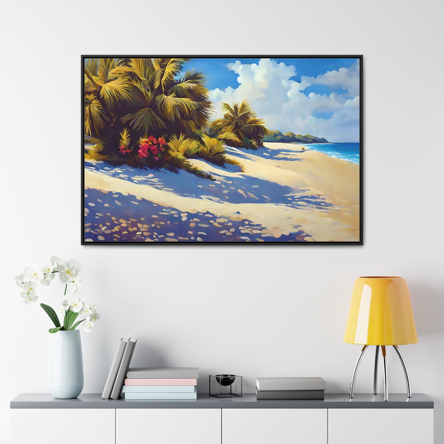 Framed Canvas Gallery Wrap - Beach 2012