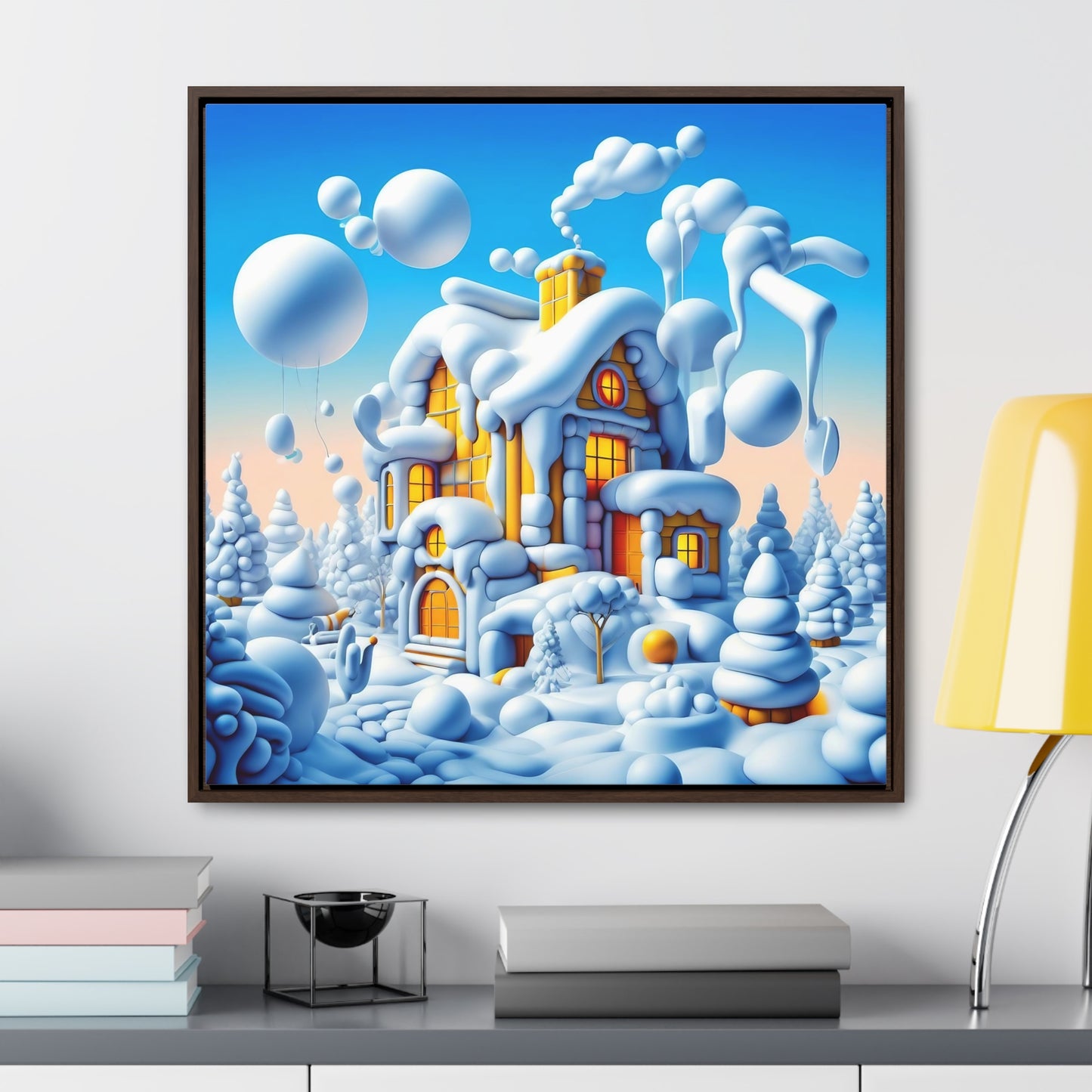 Framed Gallery Canvas Wrap - Winter 111