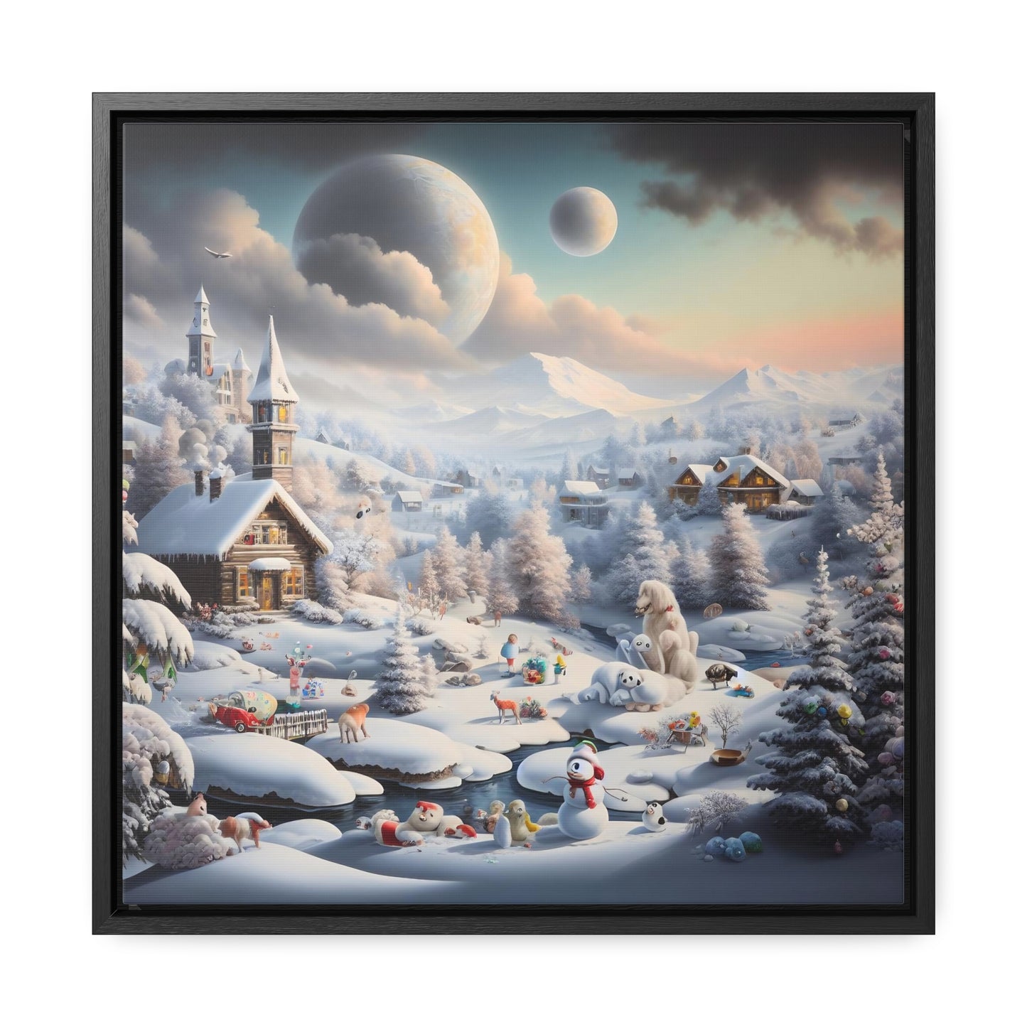 Framed Gallery Canvas Wrap - Winter 104