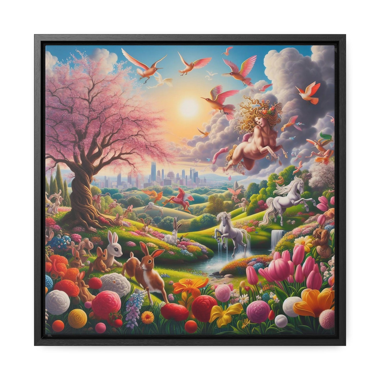 Framed Gallery Canvas Wrap - Spring 110