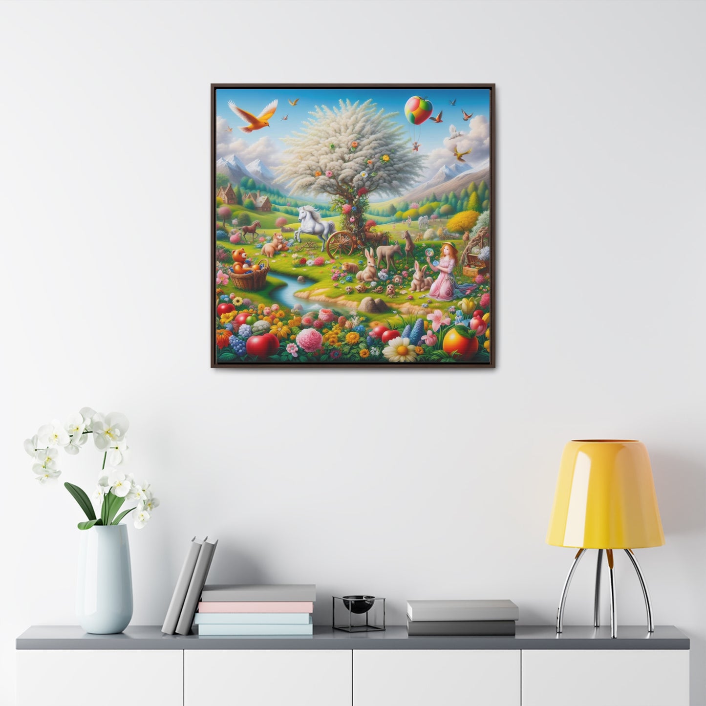 Framed Gallery Canvas Wrap - Spring 127
