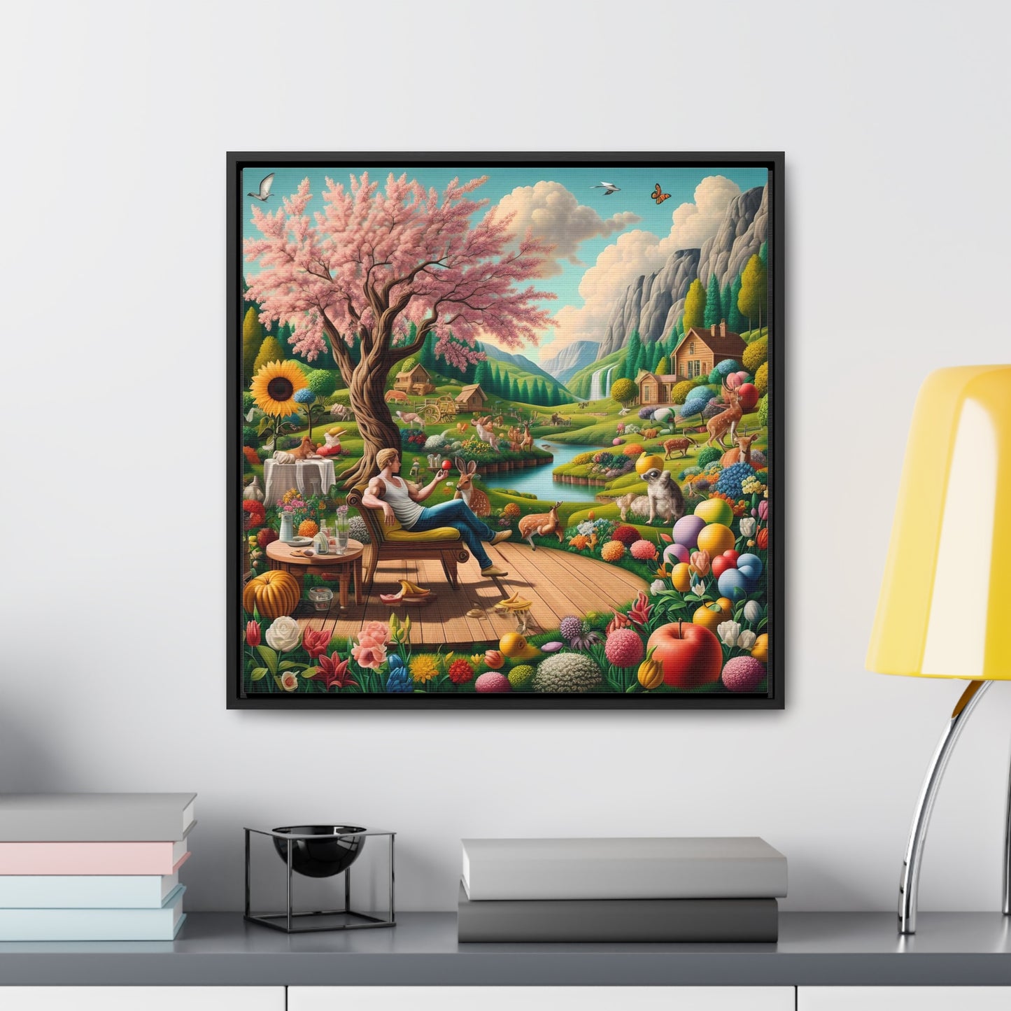 Framed Gallery Canvas Wrap - Spring 13