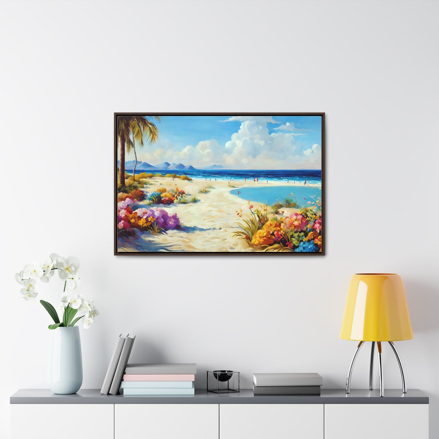 Framed Canvas Gallery Wrap - Beach 2013