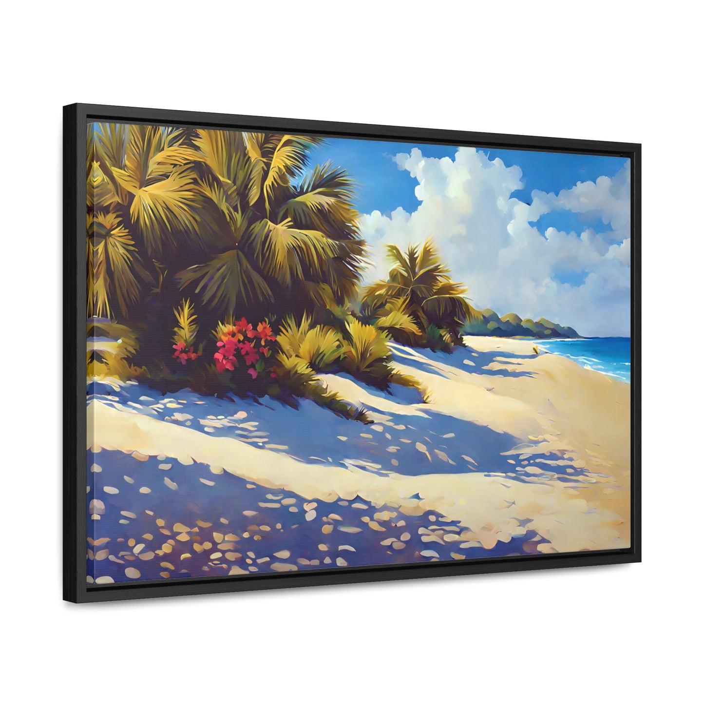 Framed Canvas Gallery Wrap - Beach 2012