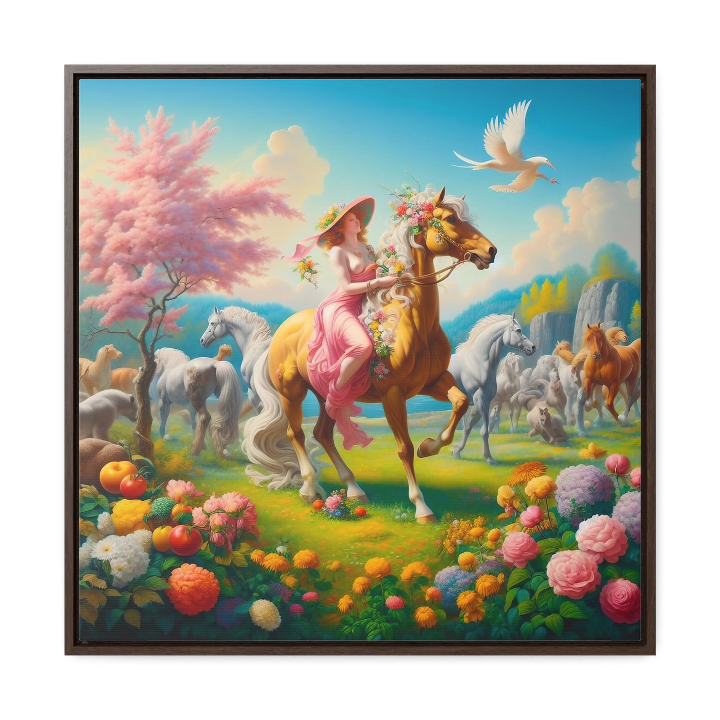 Framed Gallery Canvas Wrap - Spring 41