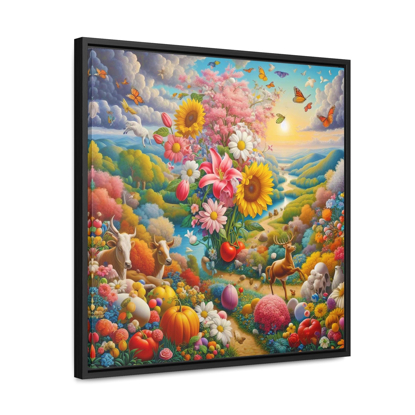 Framed Gallery Canvas Wrap - Spring 40