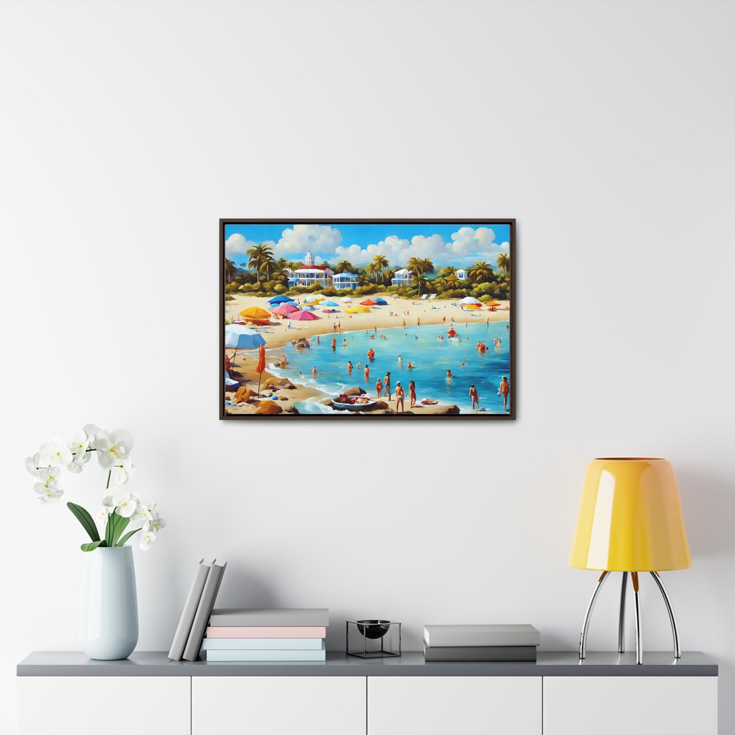 Framed Canvas Gallery Wrap - Beach 2011