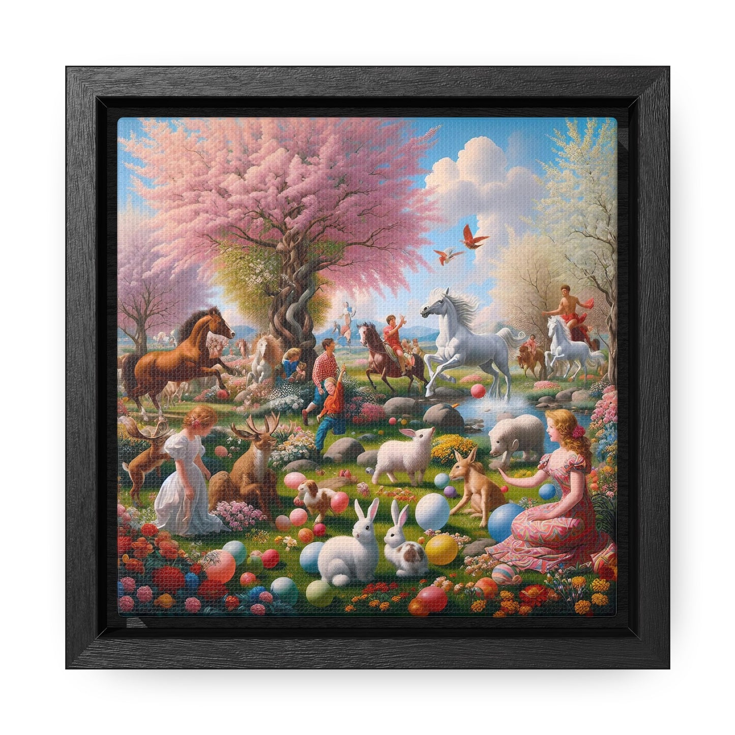 Framed Gallery Canvas Wrap - Spring 43