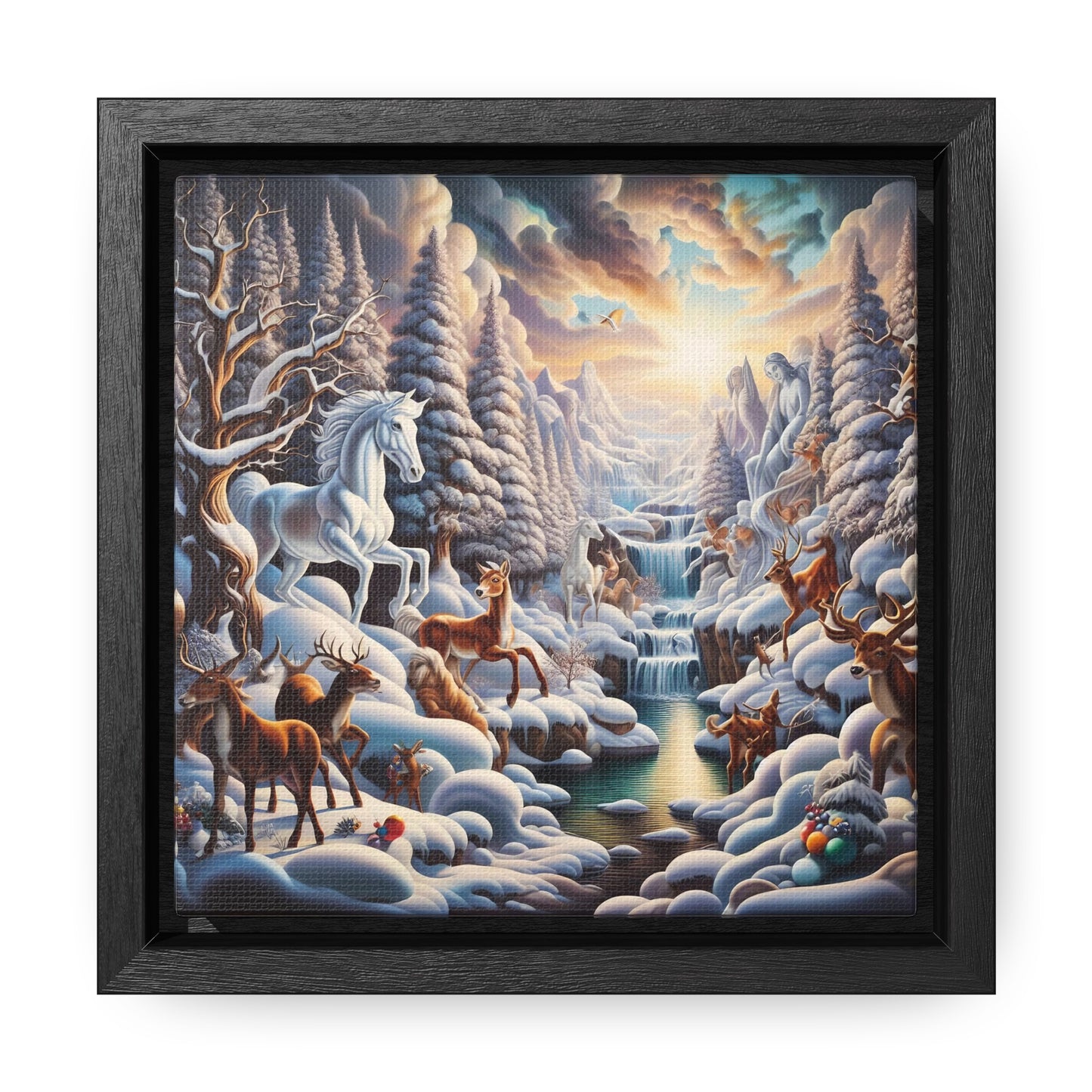 Framed Gallery Canvas Wrap - Winter 116