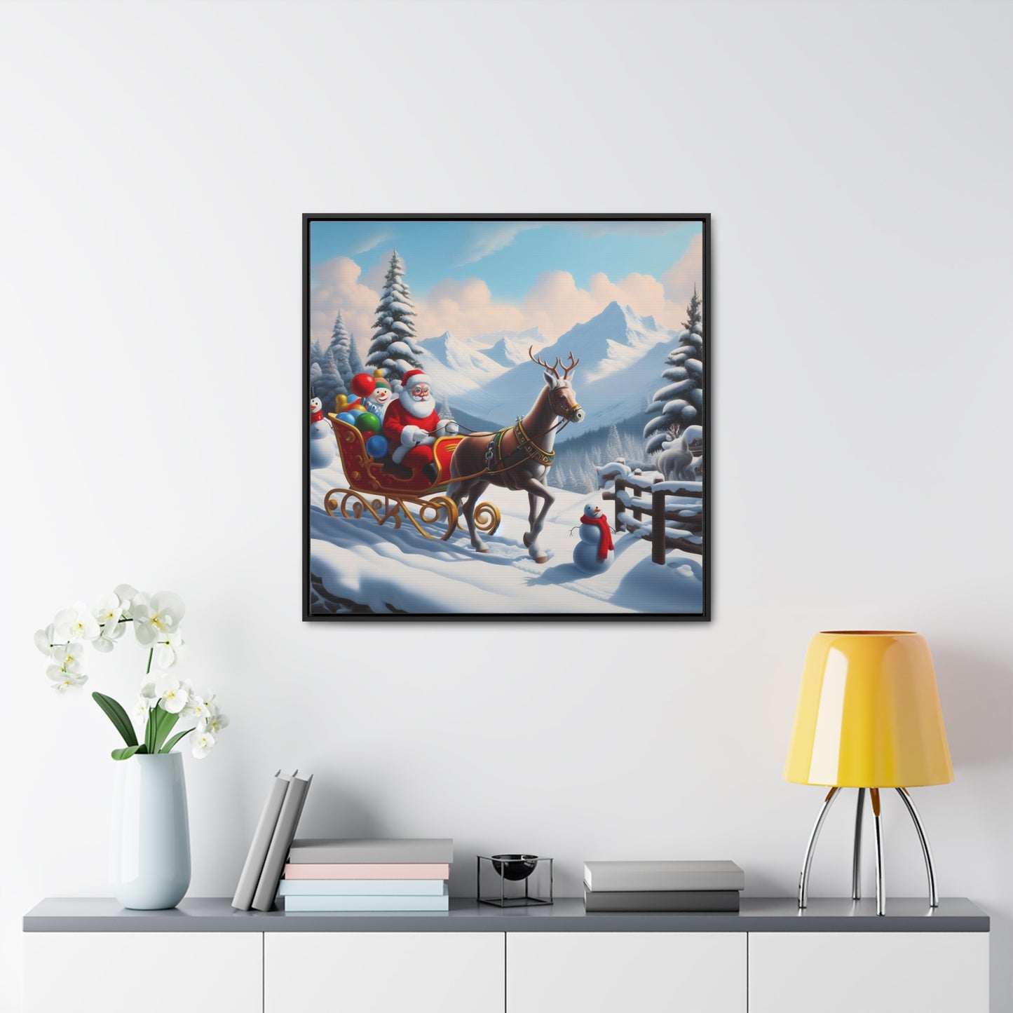 Framed Gallery Canvas Wrap - Winter 125