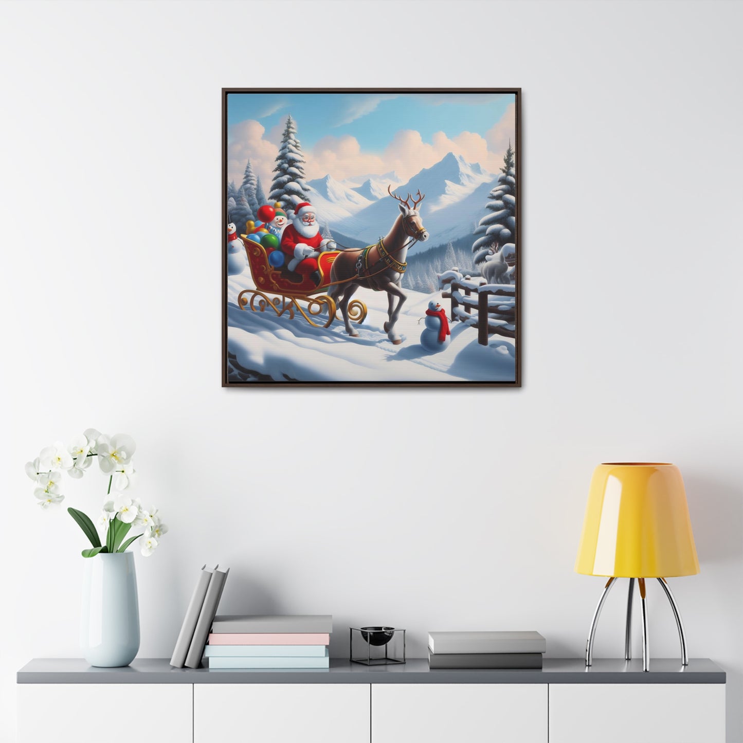 Framed Gallery Canvas Wrap - Winter 125