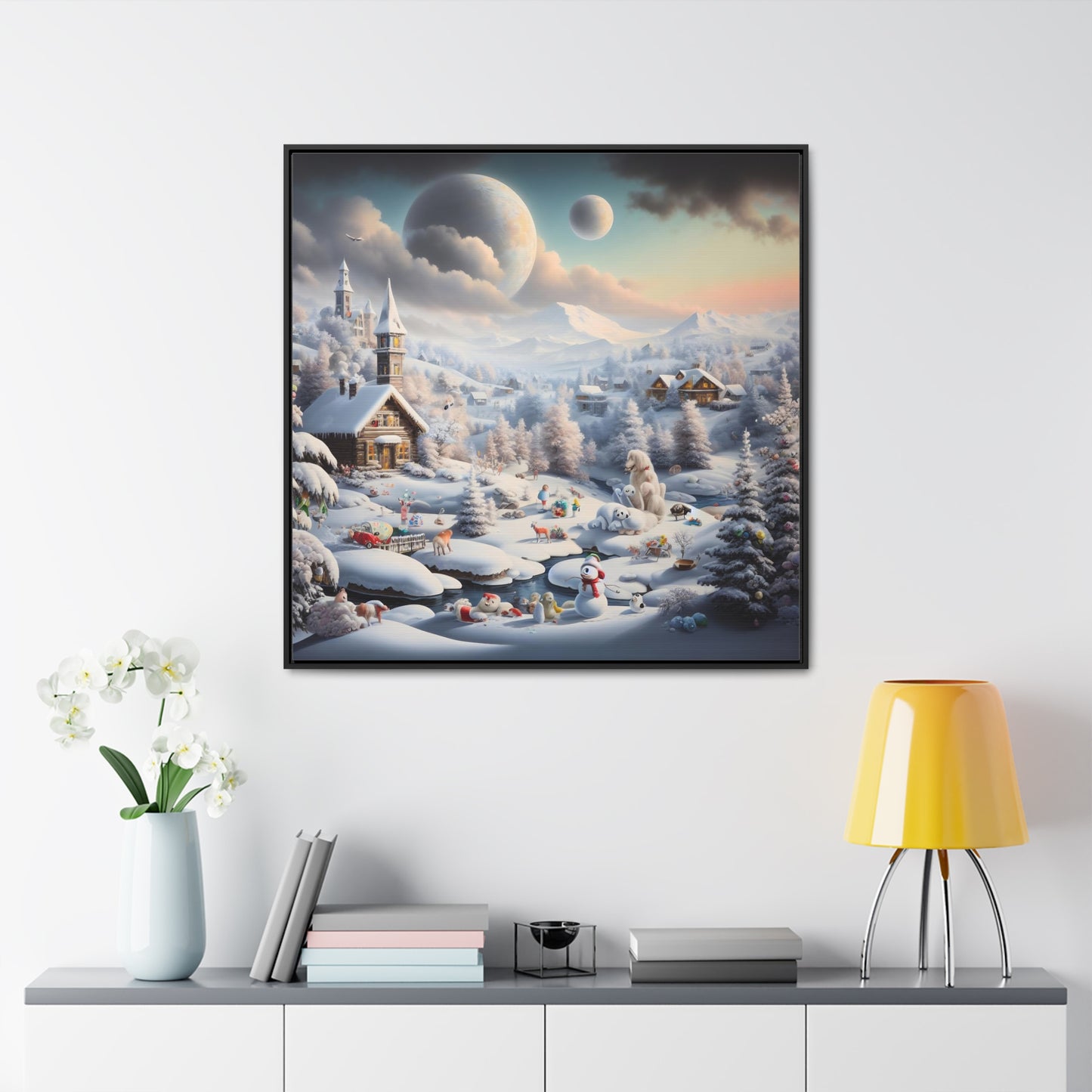 Framed Gallery Canvas Wrap - Winter 104