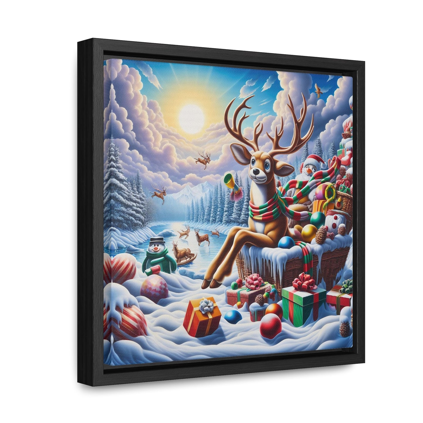 Framed Gallery Canvas Wrap - Winter 117