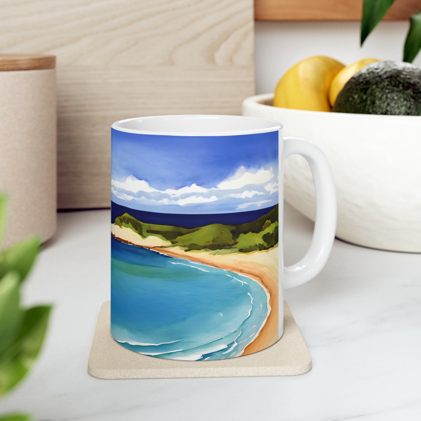 Ceramic Mug 11oz - Beach 5002