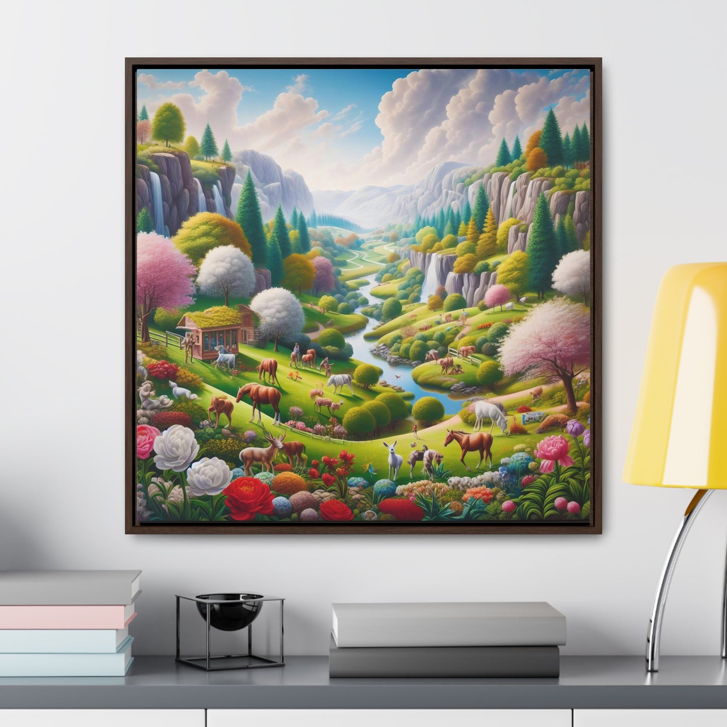 Framed Gallery Canvas Wrap - Spring 48