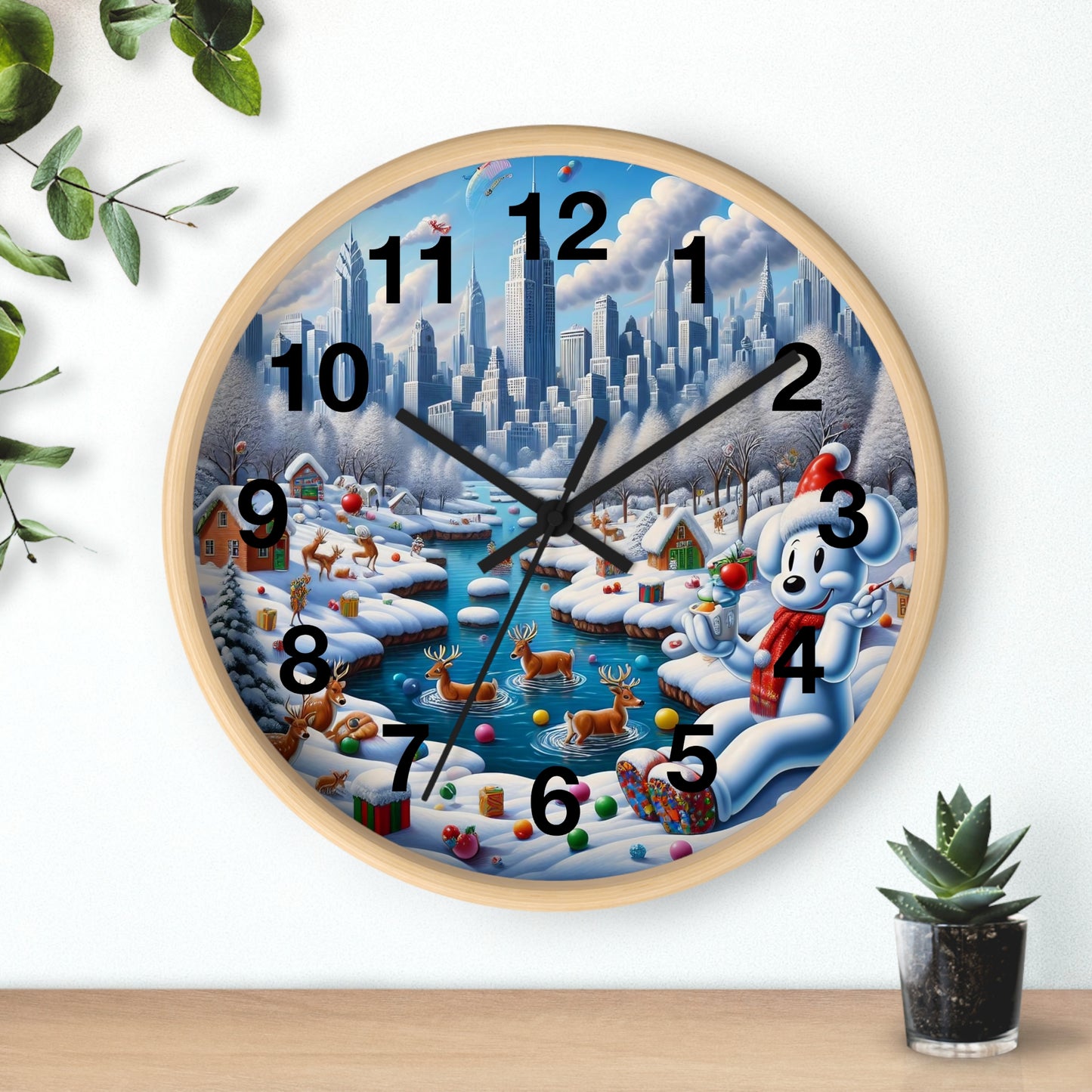 Wall Clock - Winter 126