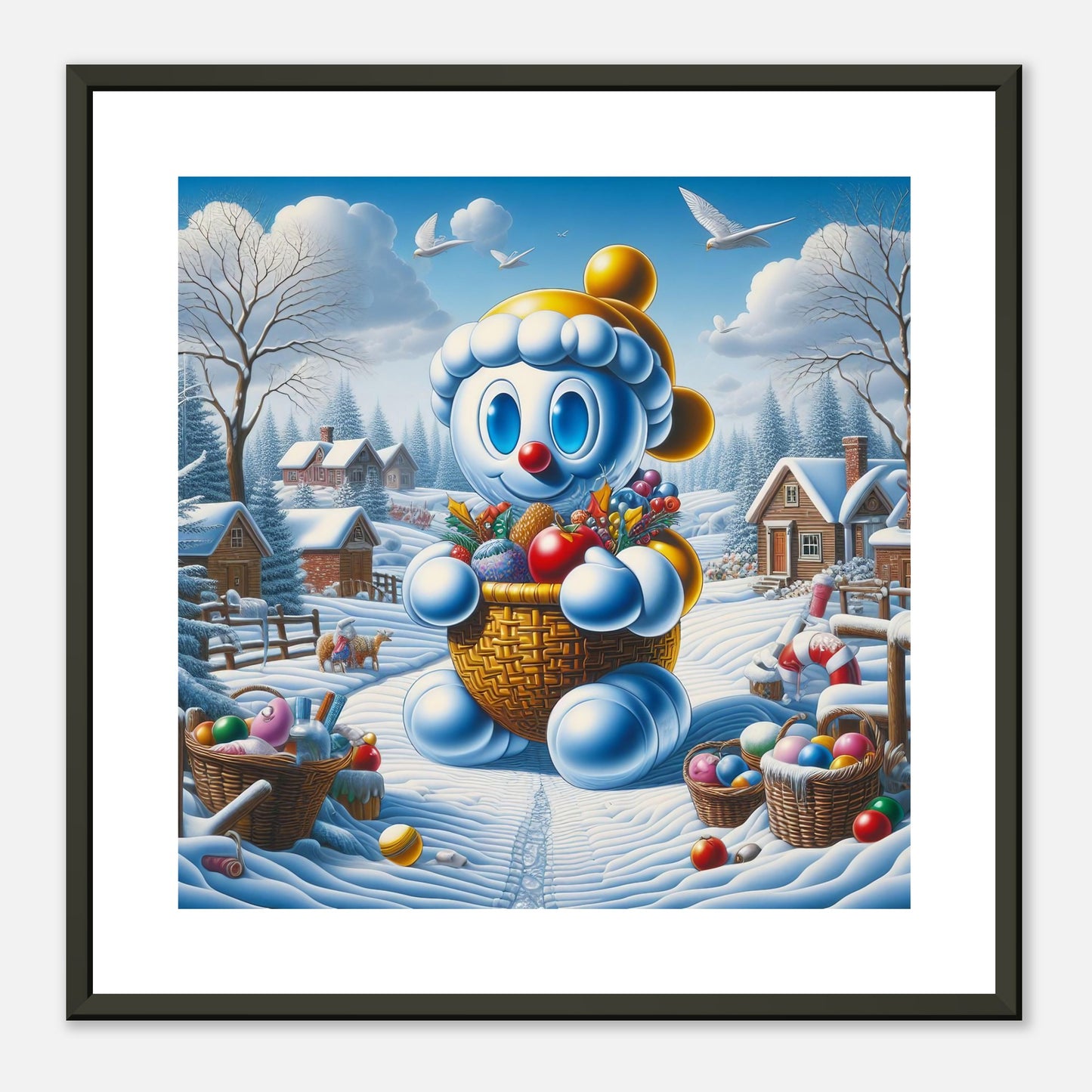 Wall Art - Winter 52 - Baby snowman