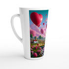 White Latte 17oz Ceramic Mug - Valentine's Day 28