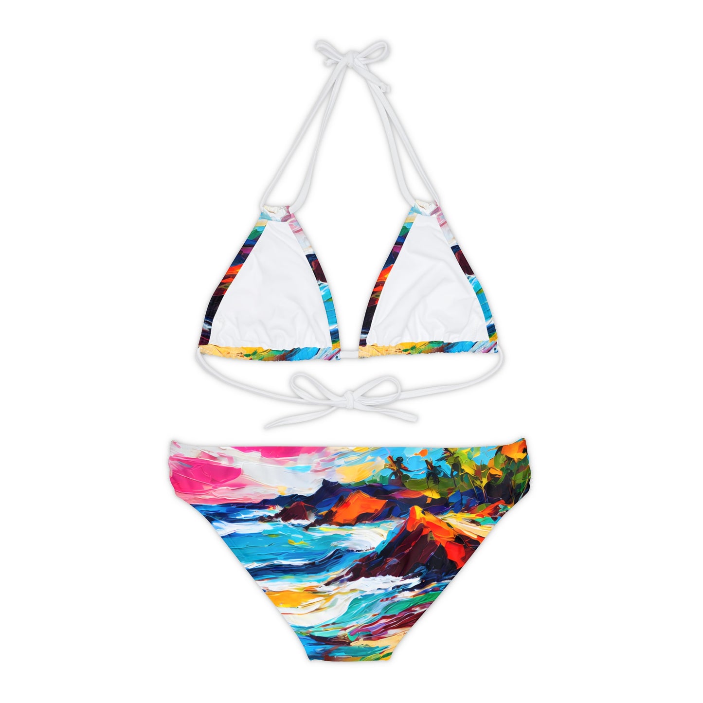 Strappy Bikini Set - Beach 14001