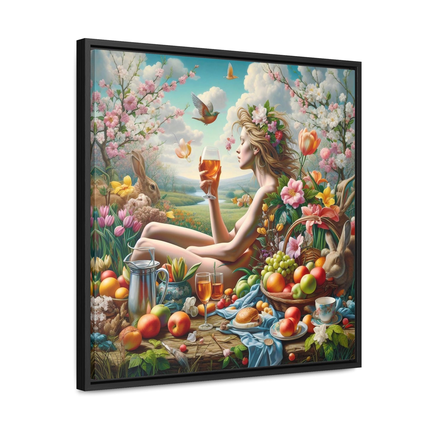 Framed Gallery Canvas Wrap - Spring 1