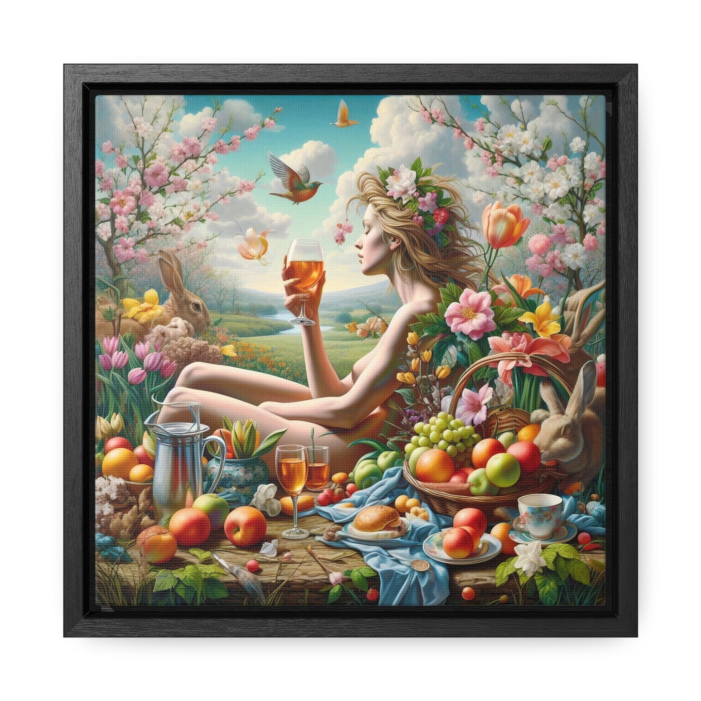 Framed Gallery Canvas Wrap - Spring 1