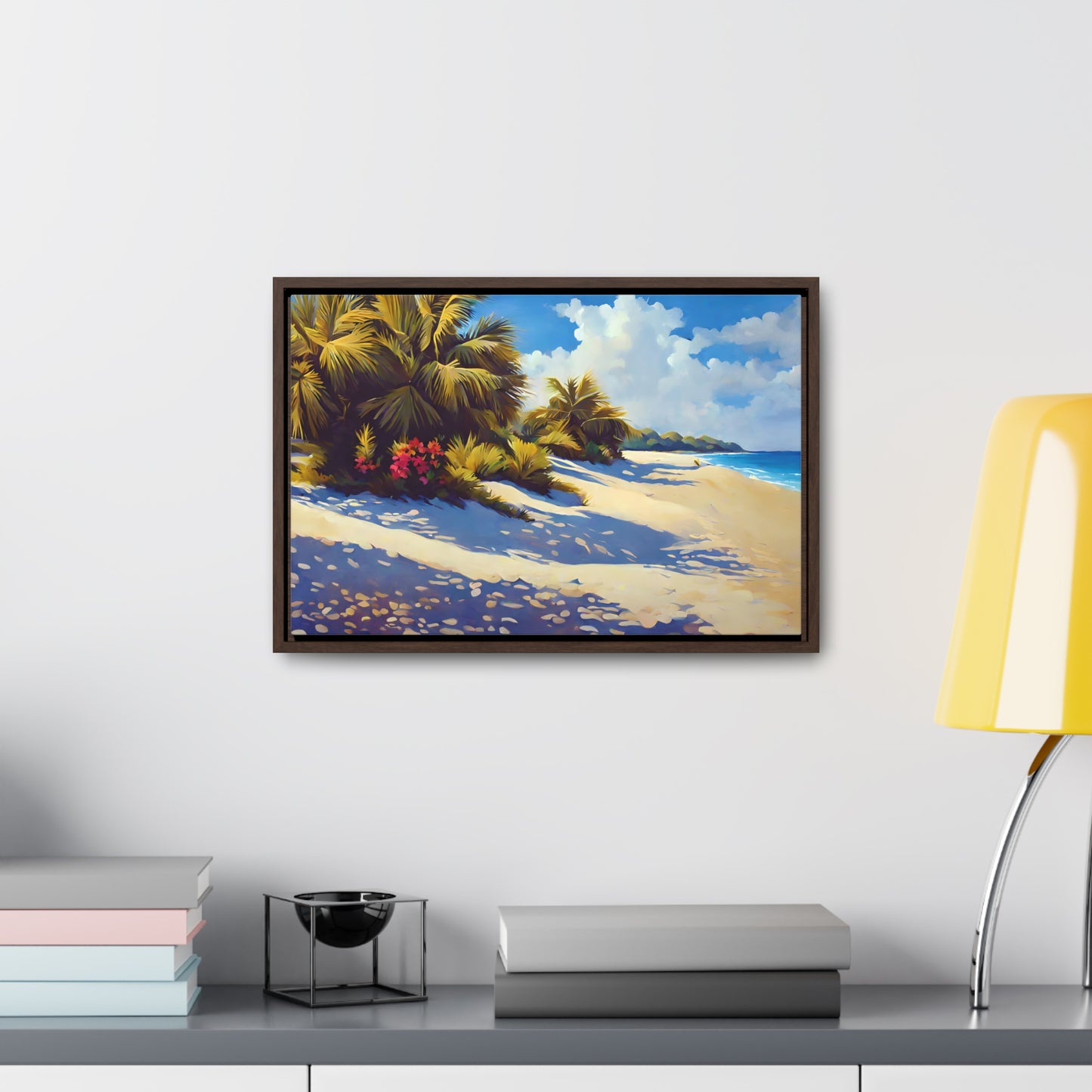 Framed Canvas Gallery Wrap - Beach 2012