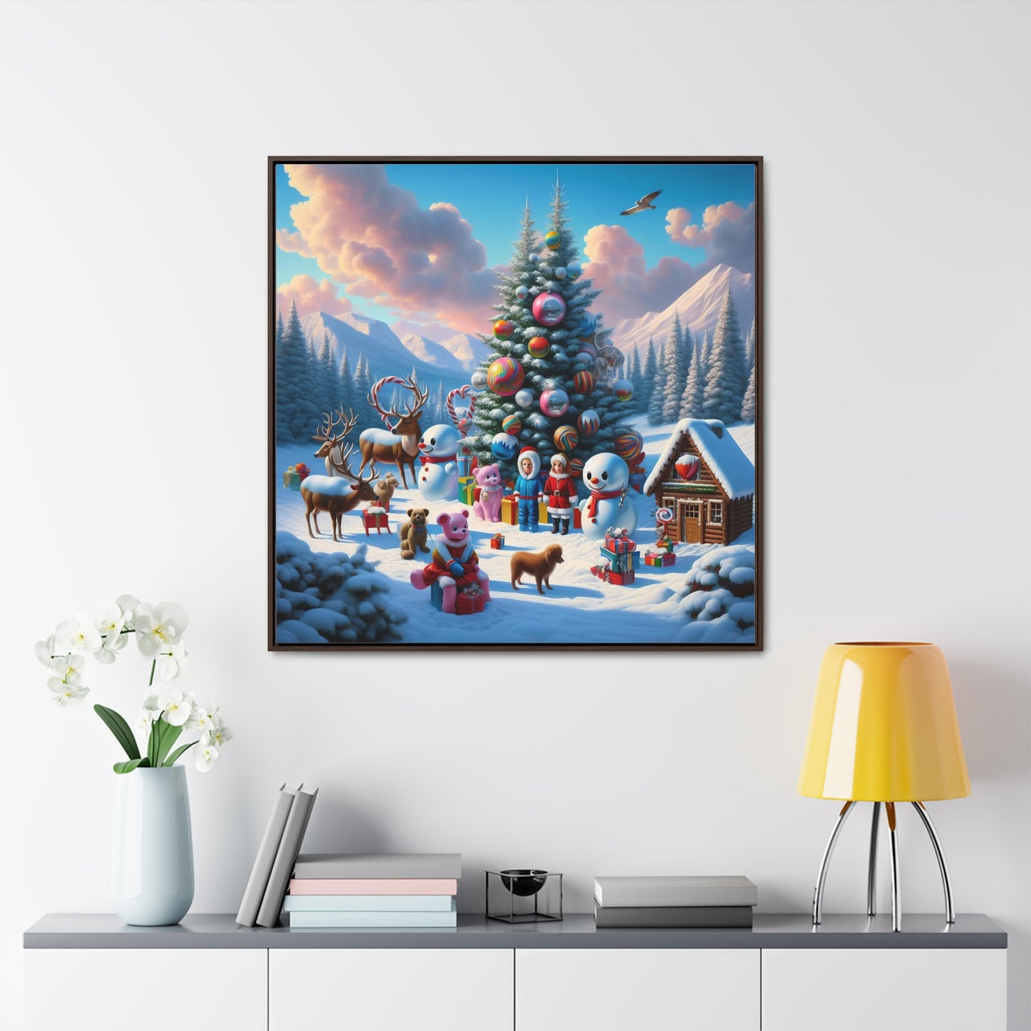 Framed Gallery Canvas Wrap - Winter 122