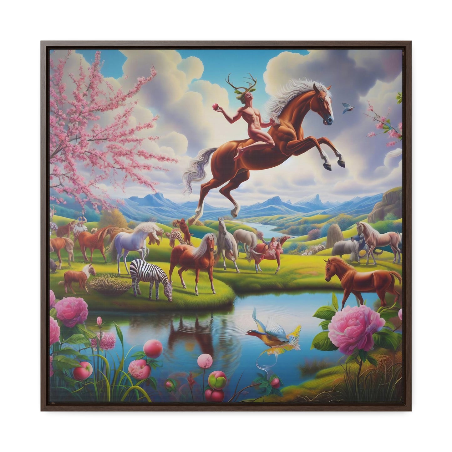 Framed Gallery Canvas Wrap - Spring 118
