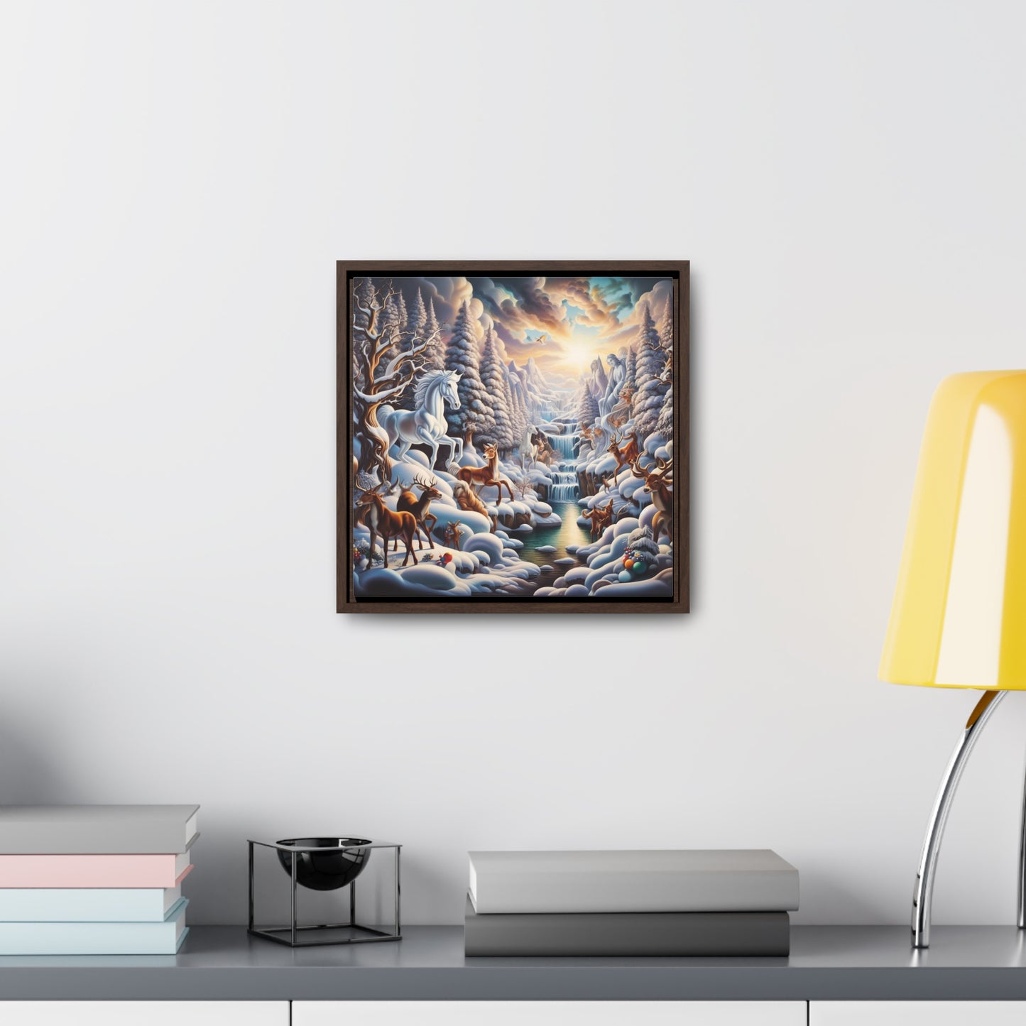 Framed Gallery Canvas Wrap - Winter 116