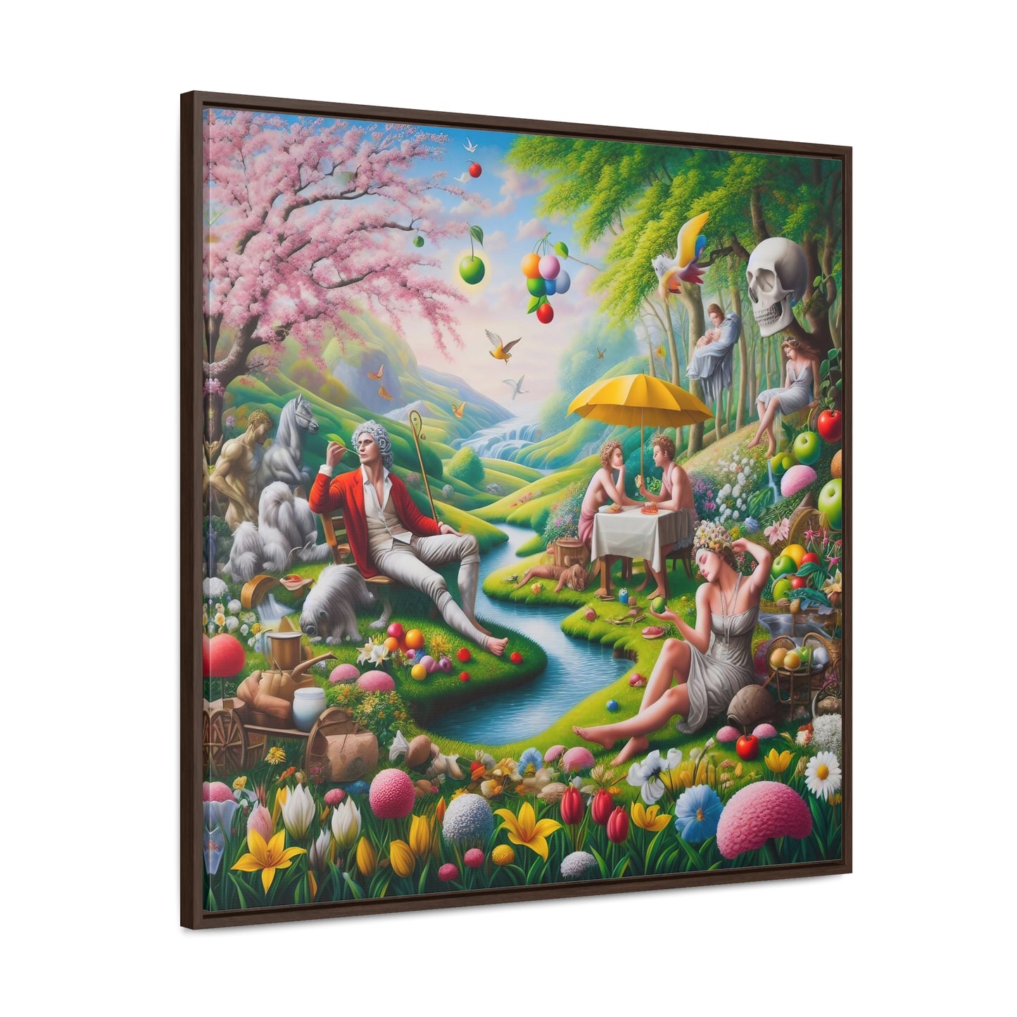 Framed Gallery Canvas Wrap - Spring 108