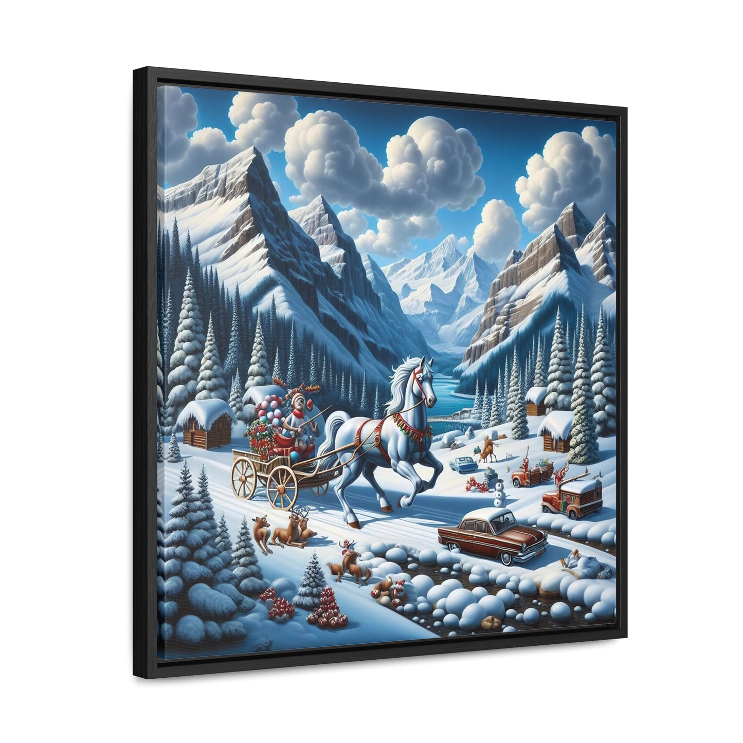 Framed Gallery Canvas Wrap - Winter 107