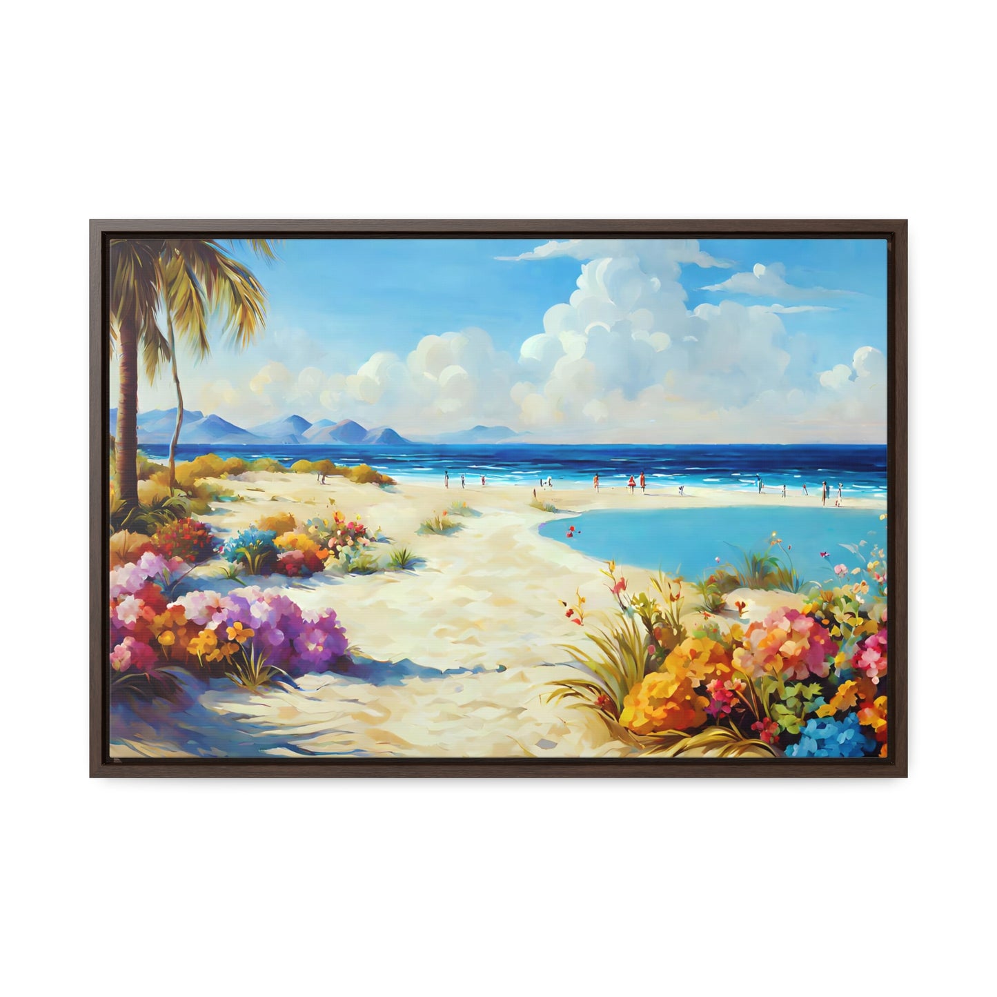 Framed Canvas Gallery Wrap - Beach 2013