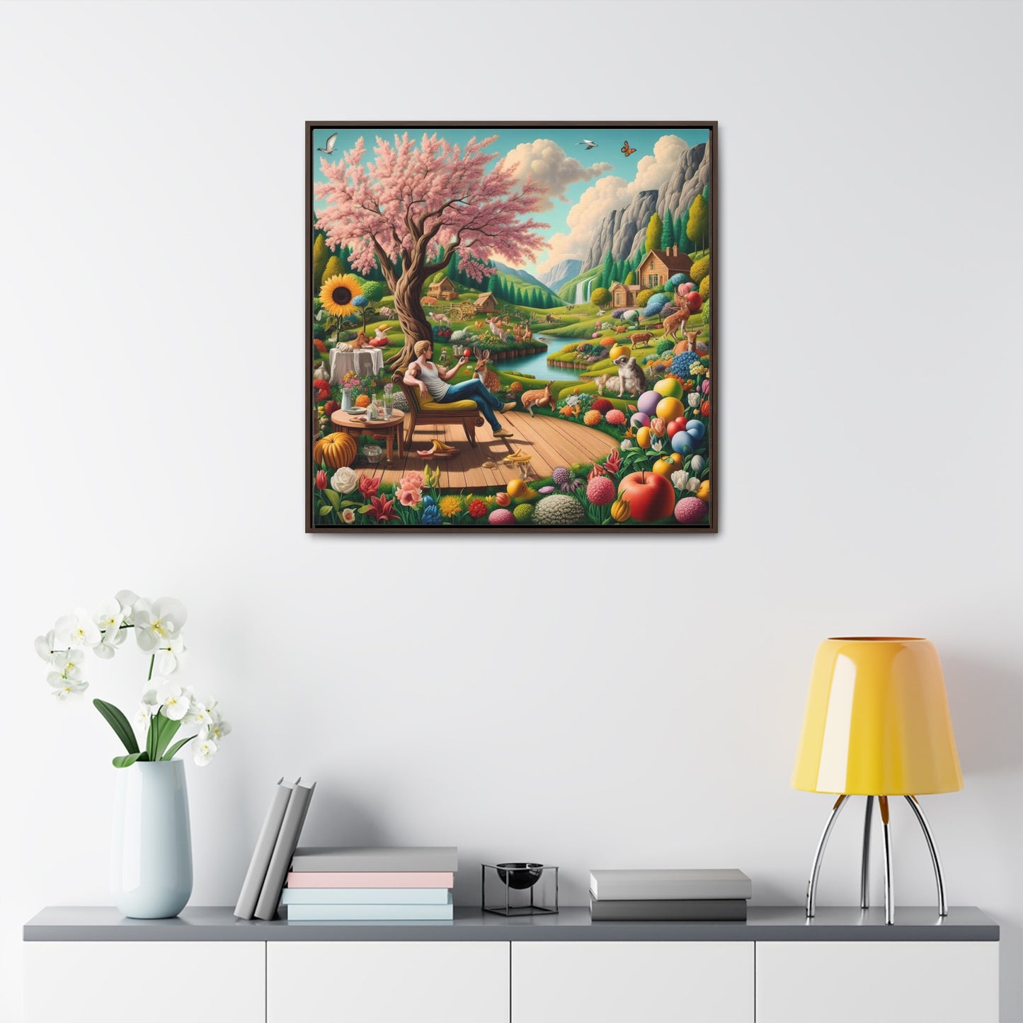 Framed Gallery Canvas Wrap - Spring 13