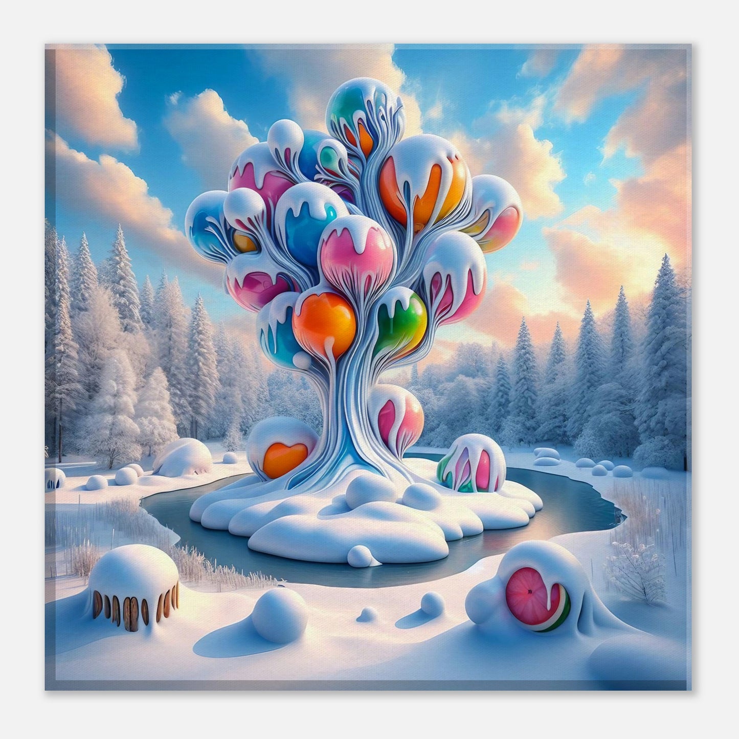 Wall Art - Winter 78 - Ball sculpture