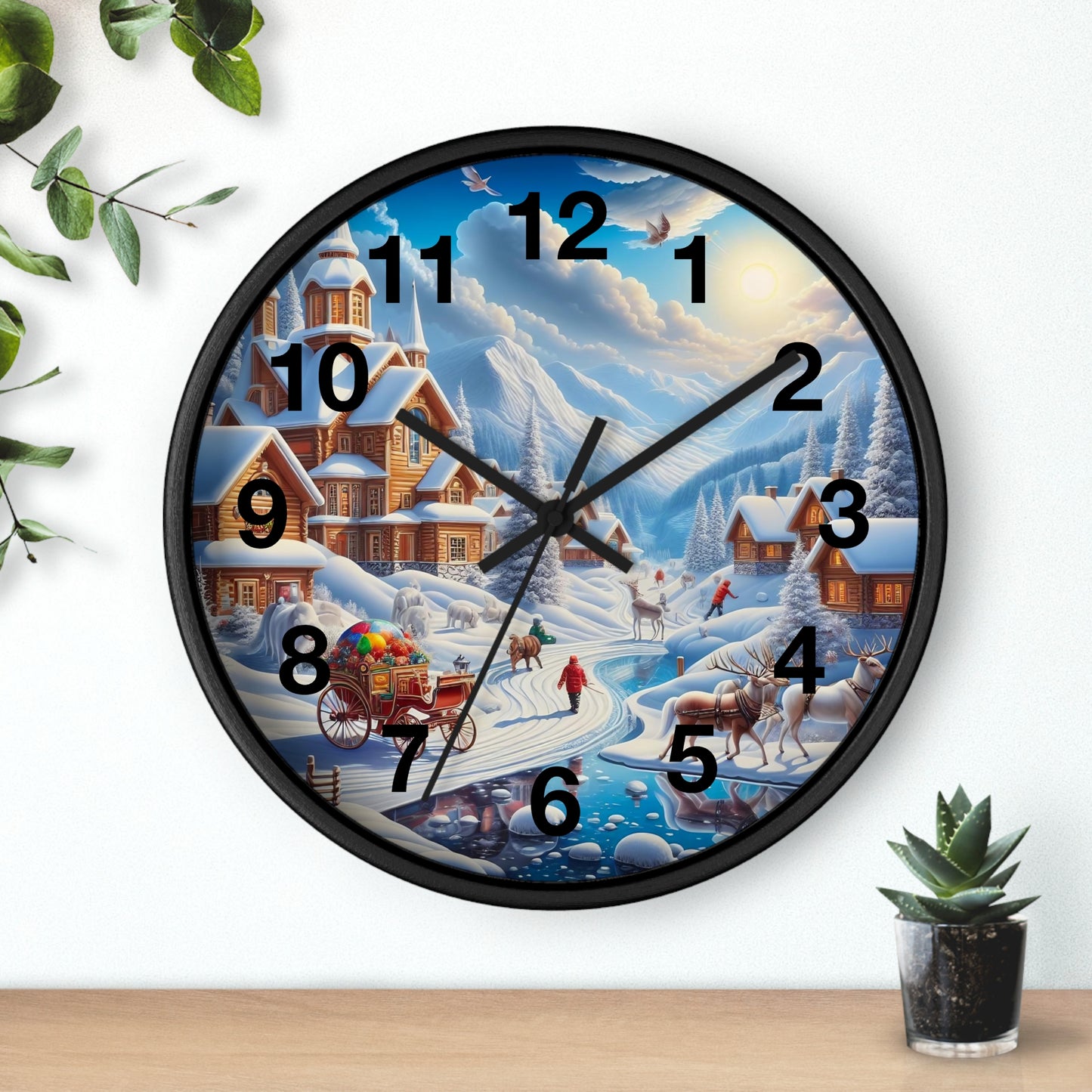 Wall Clock - Winter 115