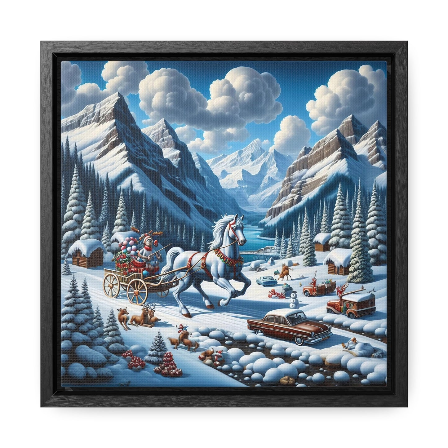 Framed Gallery Canvas Wrap - Winter 107