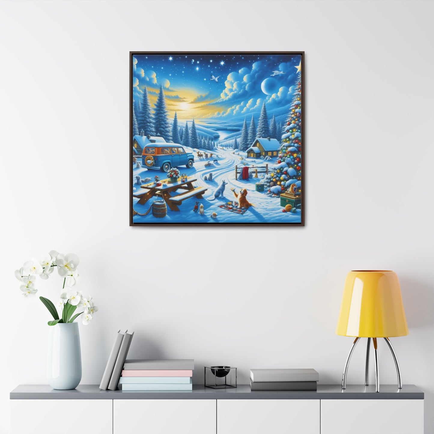 Framed Gallery Canvas Wrap - Winter 110