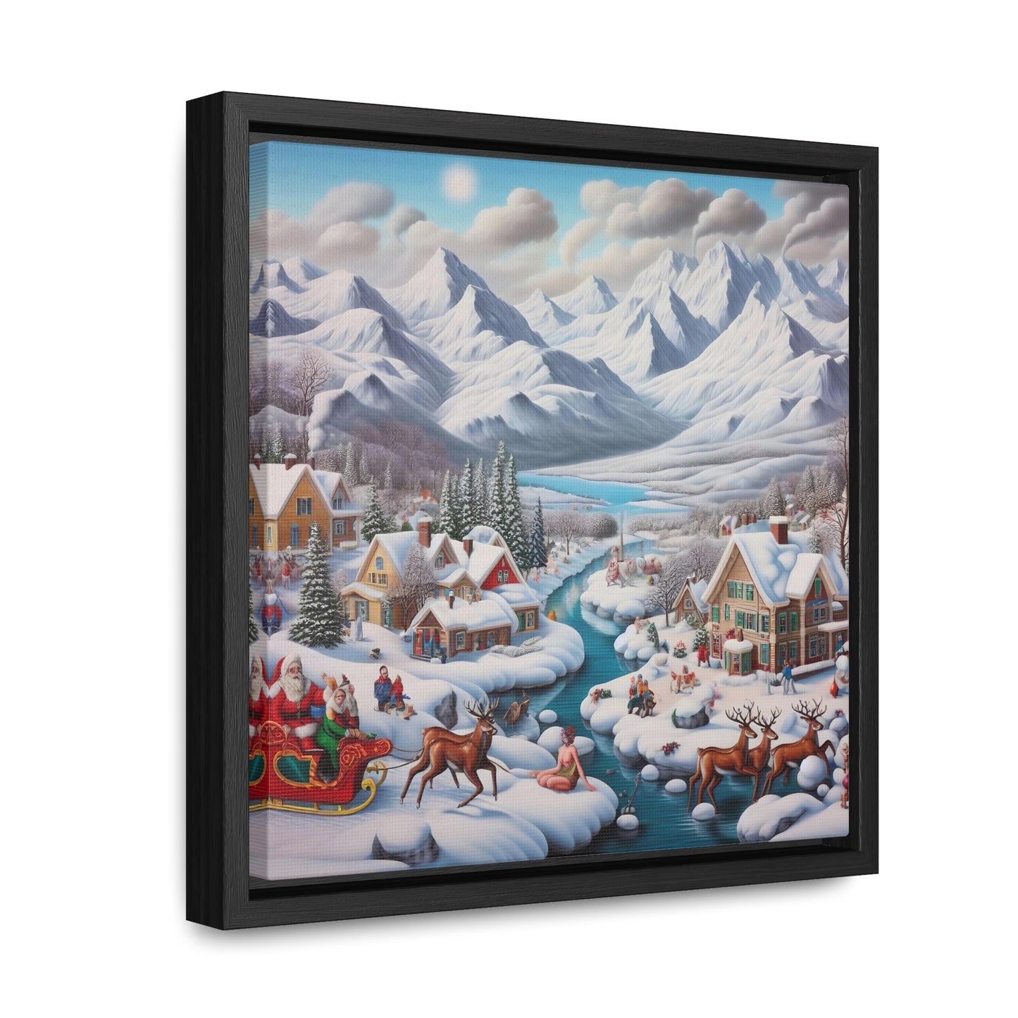 Framed Gallery Canvas Wrap - Winter 109