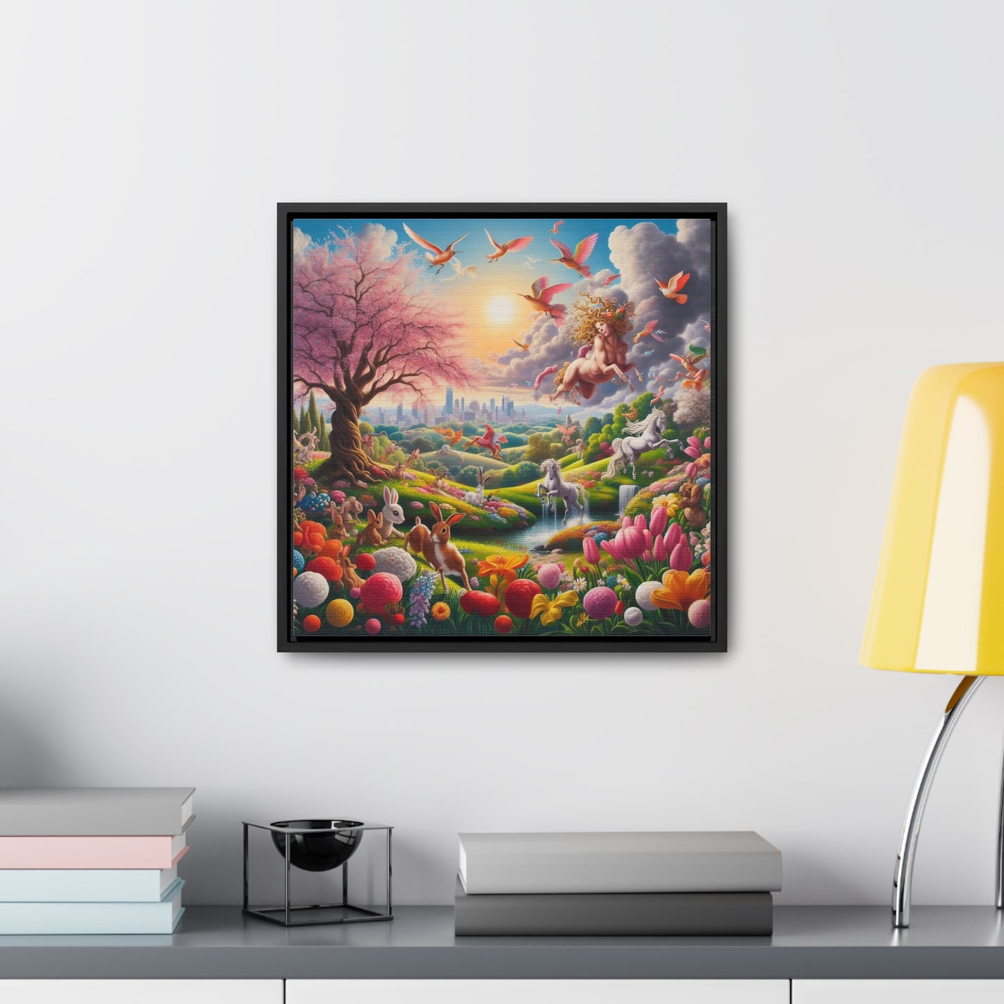 Framed Gallery Canvas Wrap - Spring 110