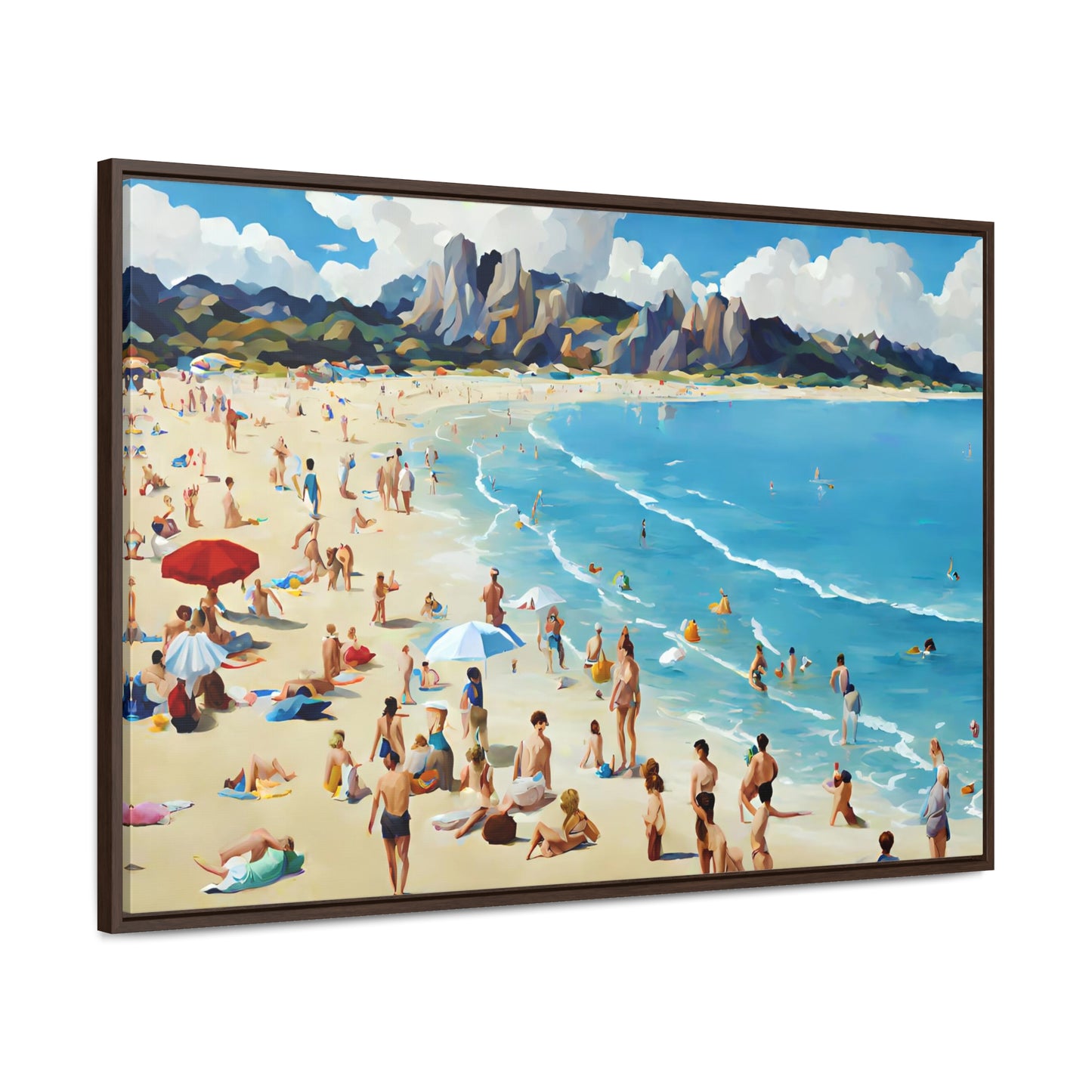 Framed Canvas Gallery Wrap - Beach 2008